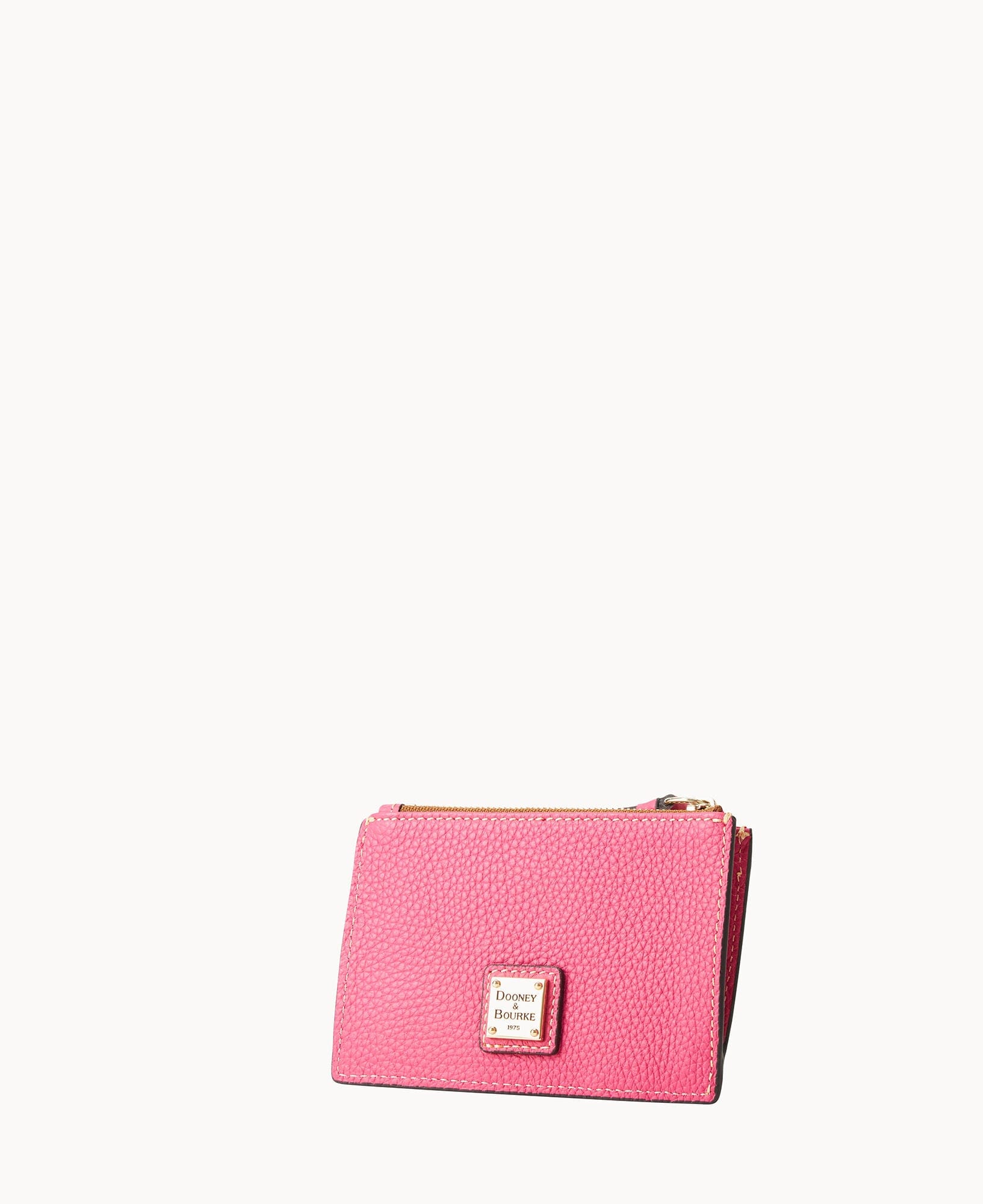 Dooney & Bourke Pebble Grain Zip Credit Card Case