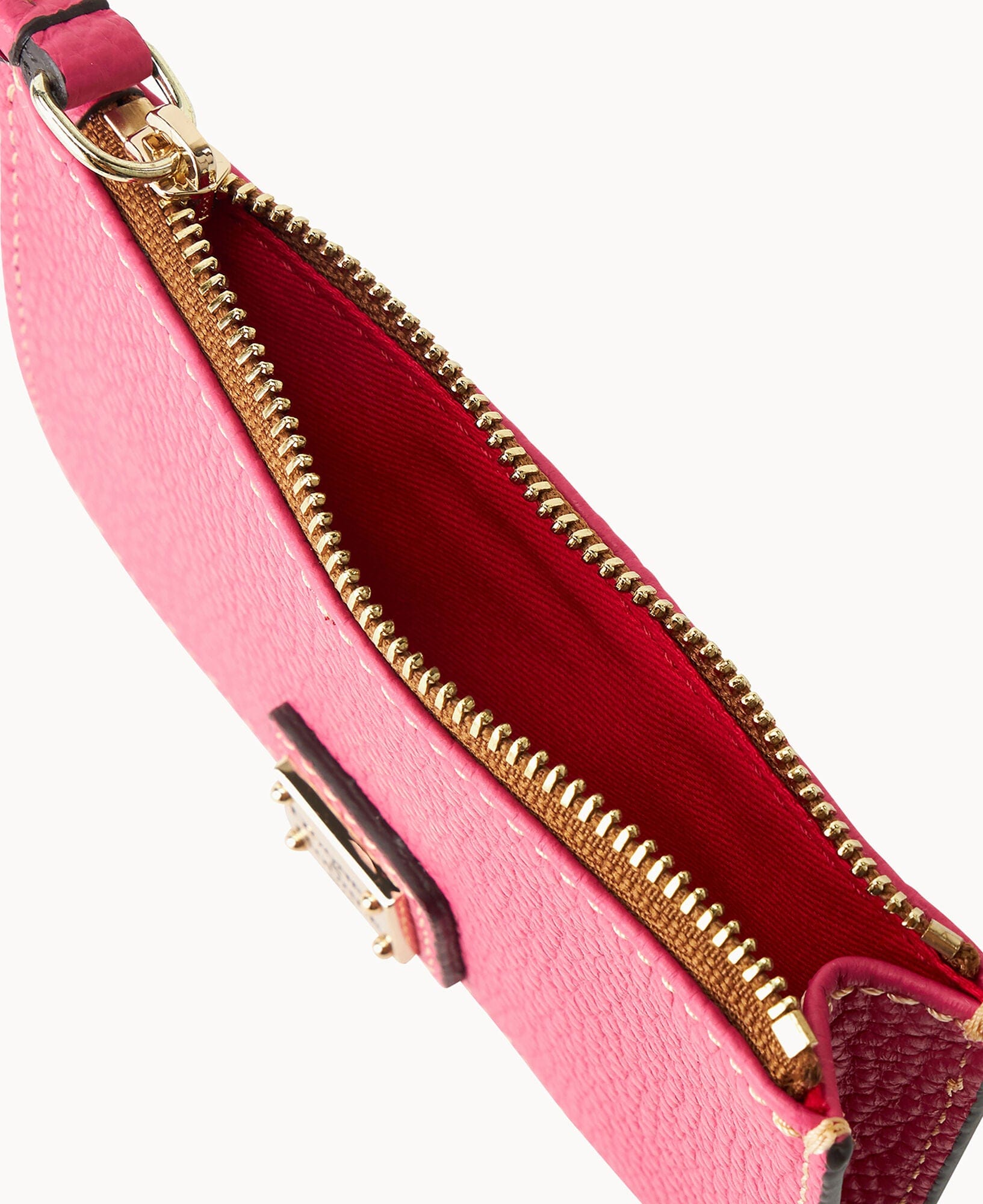 Dooney & Bourke Pebble Grain Zip Credit Card Case