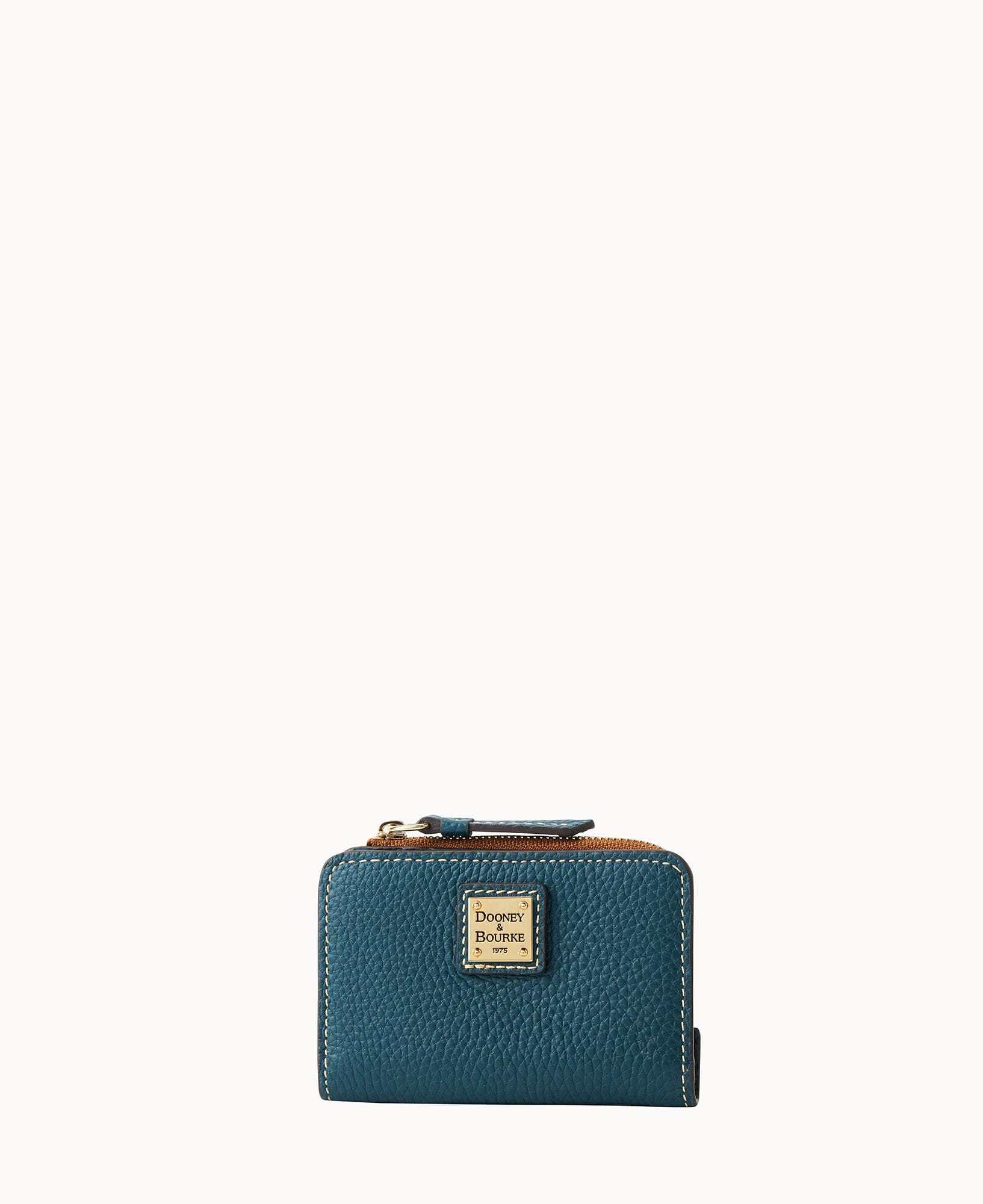 Dooney & Bourke Pebble Grain Zip Credit Card Wallet 12