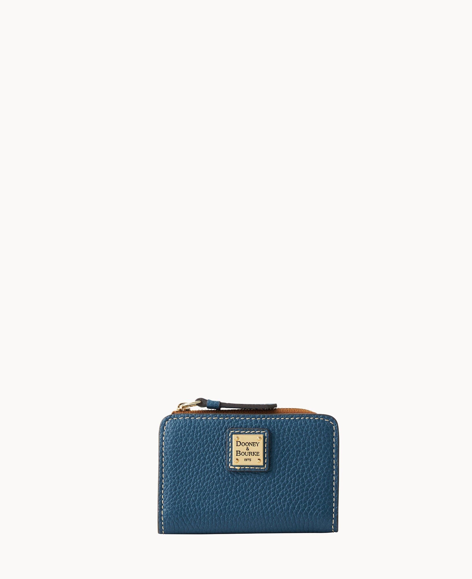 Dooney & Bourke Pebble Grain Zip Credit Card Wallet 12