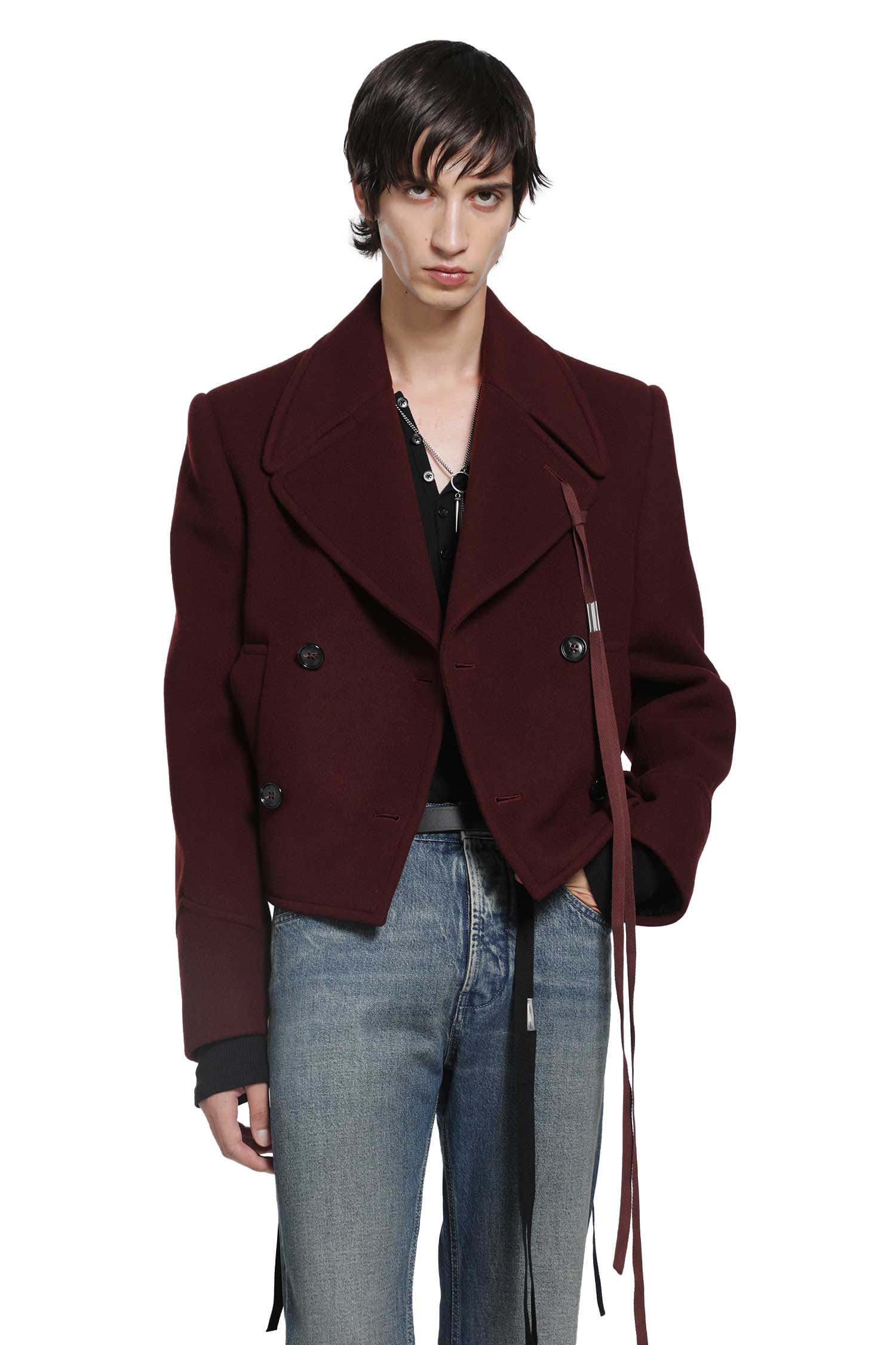ANN Demeulemeester Dalmar Double - Breasted Wool Caban