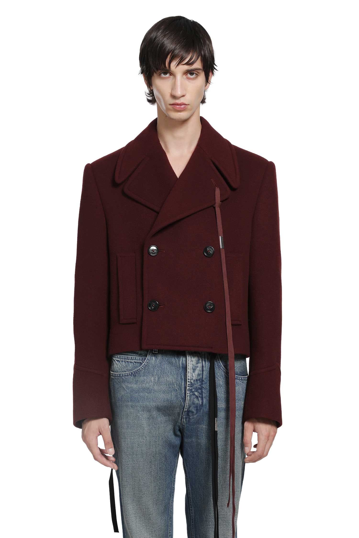 ANN Demeulemeester Dalmar Double - Breasted Wool Caban