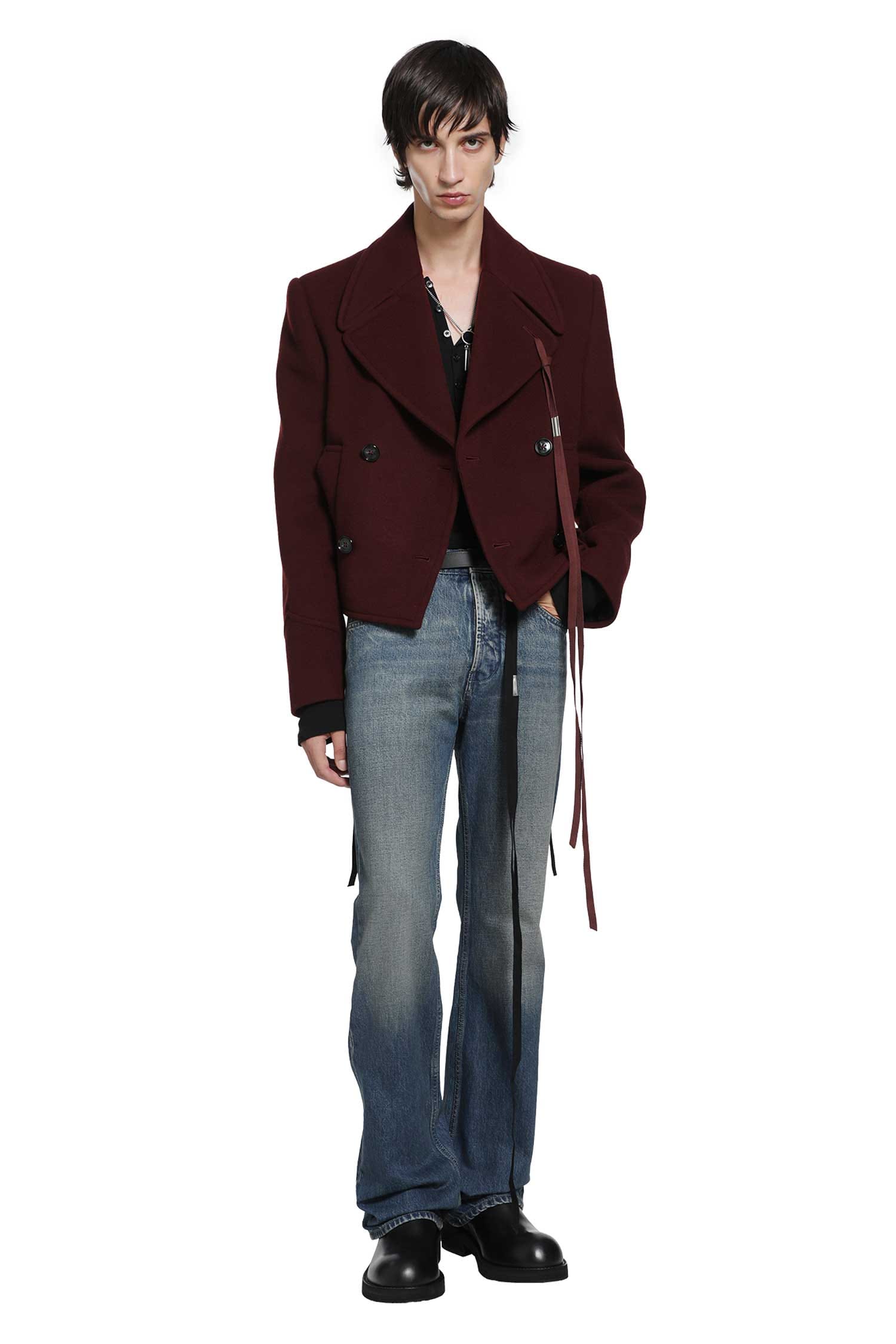 ANN Demeulemeester Dalmar Double - Breasted Wool Caban