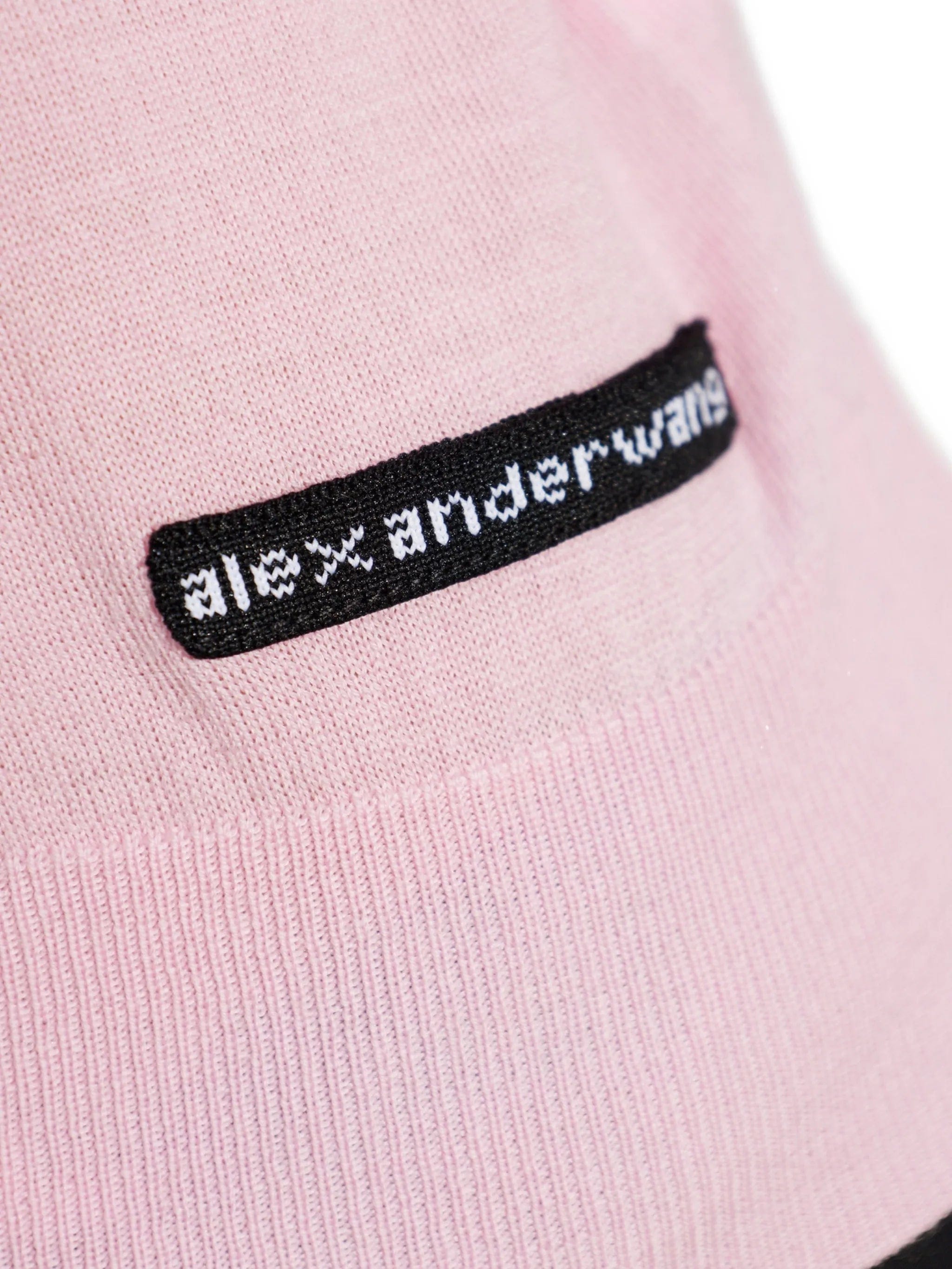 Alexander Wang logo - patch button - up cardigan
