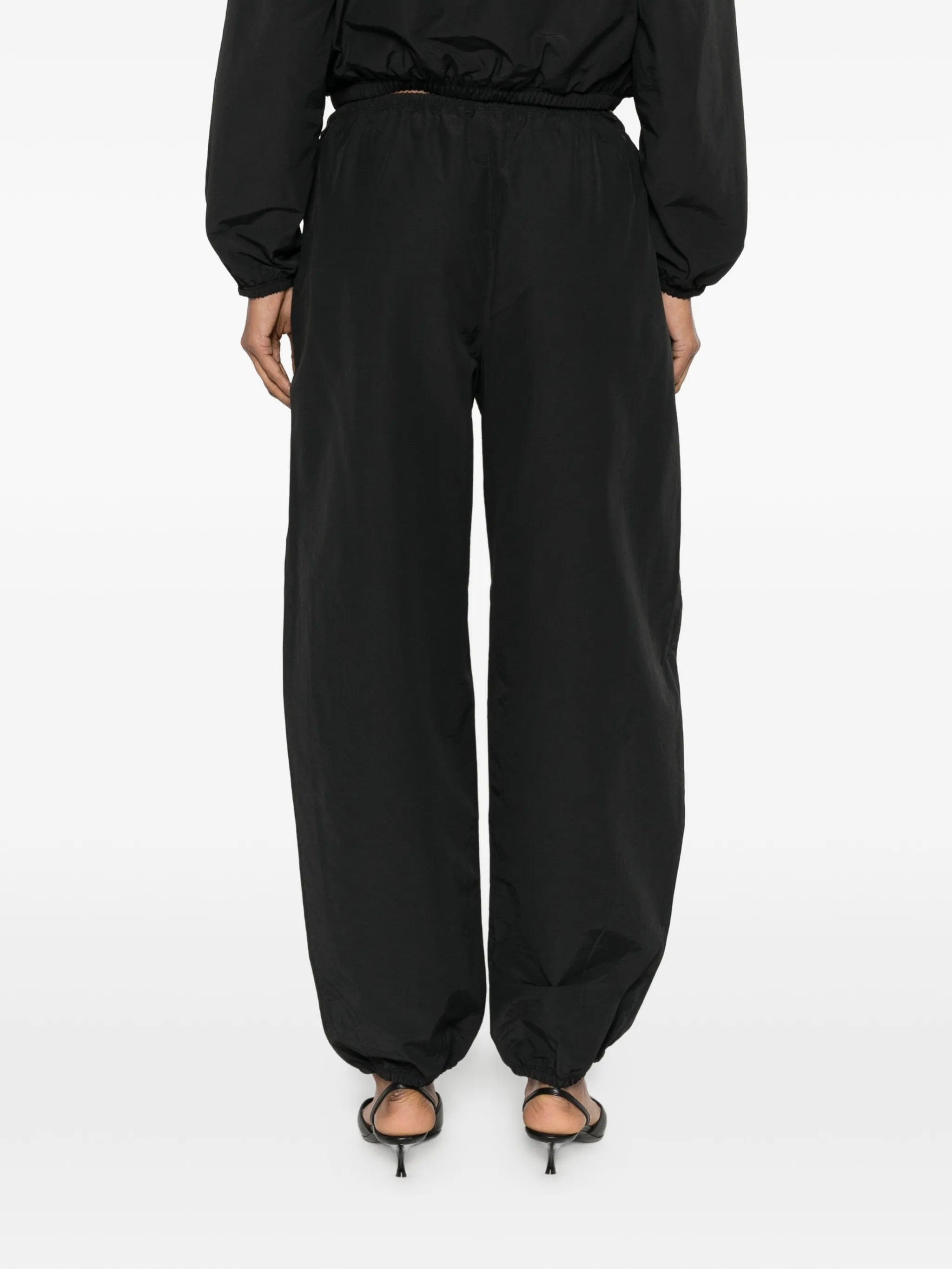 Alexander Wang logo - print track pants