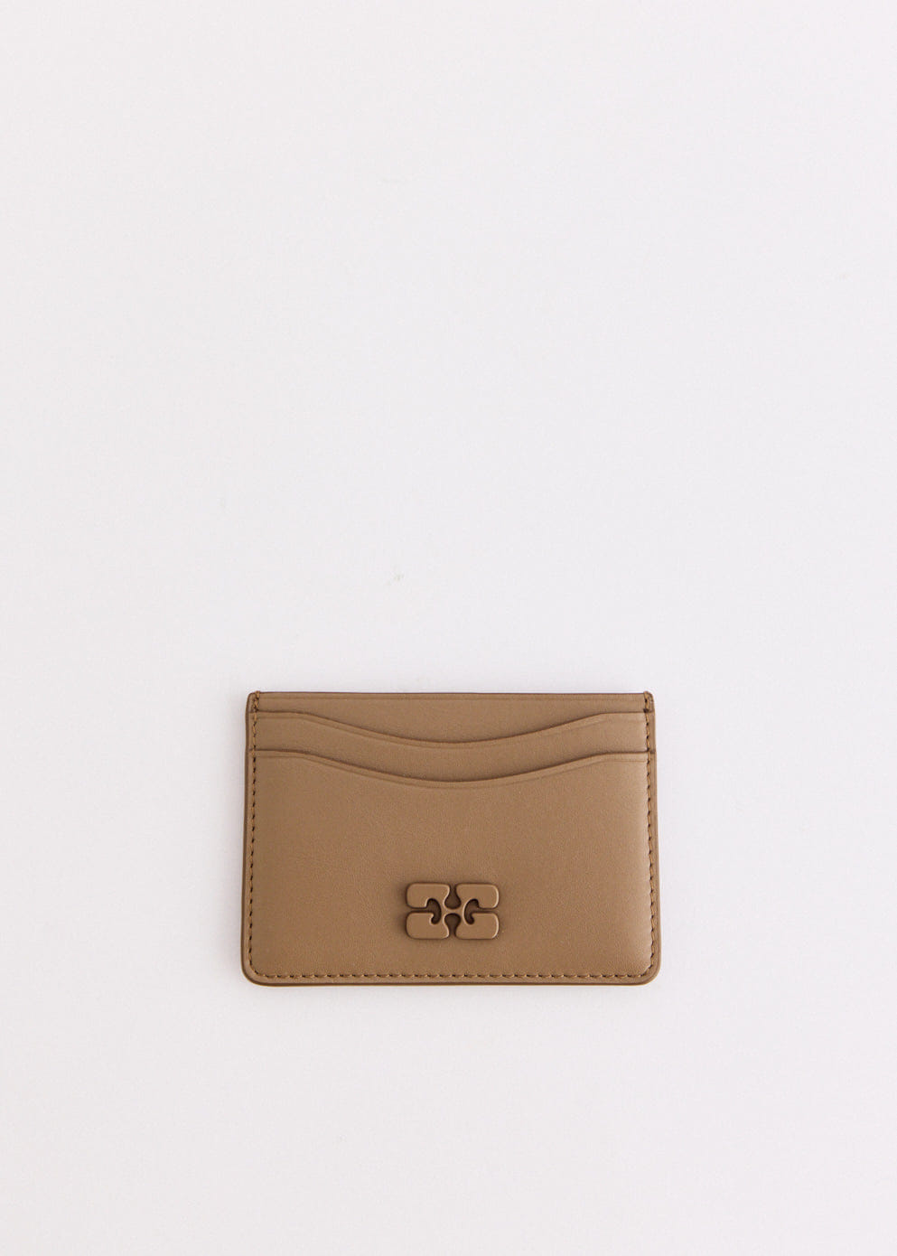 Ganni Bou Card Holder Coca Mocha