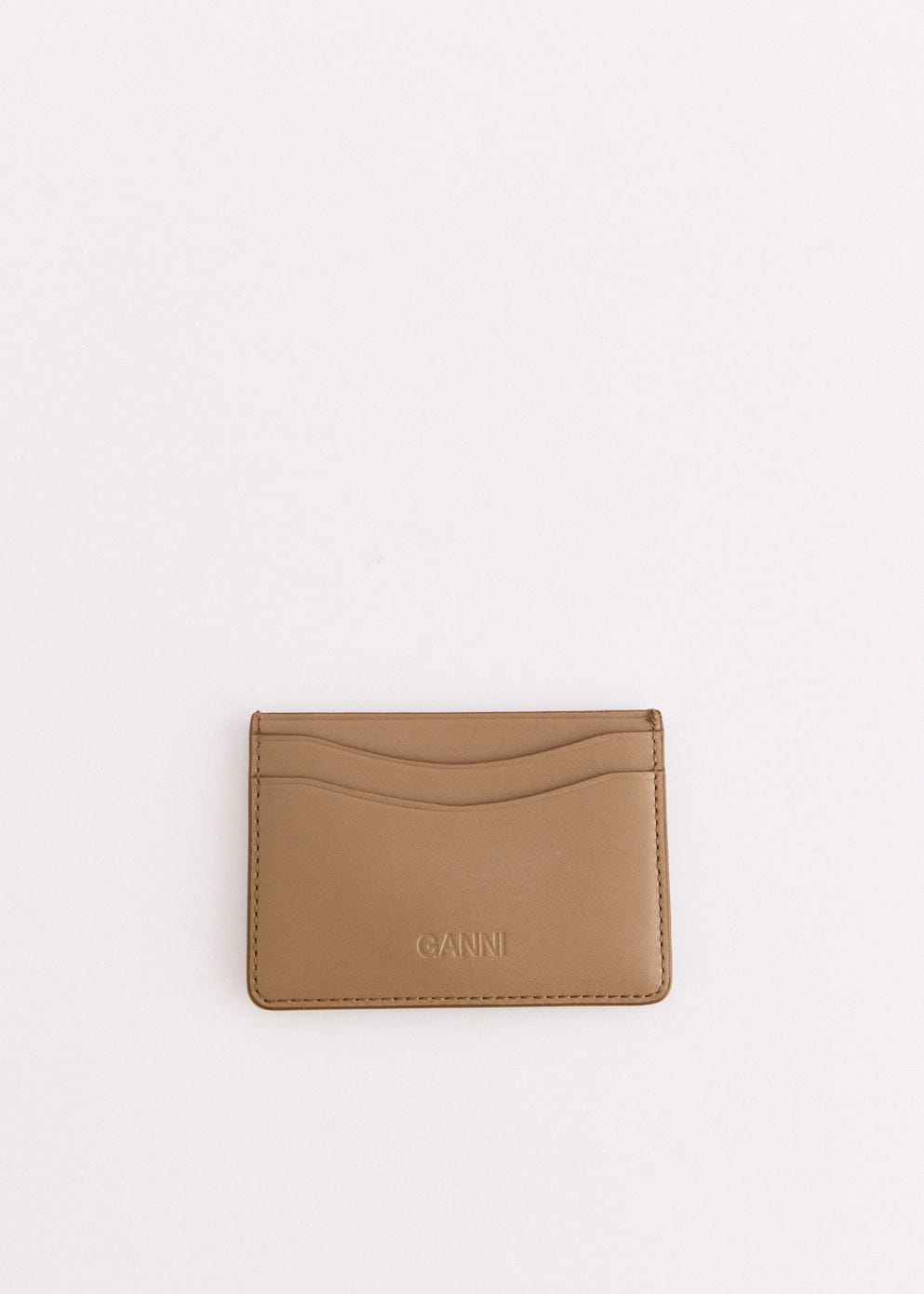 Ganni Bou Card Holder Coca Mocha