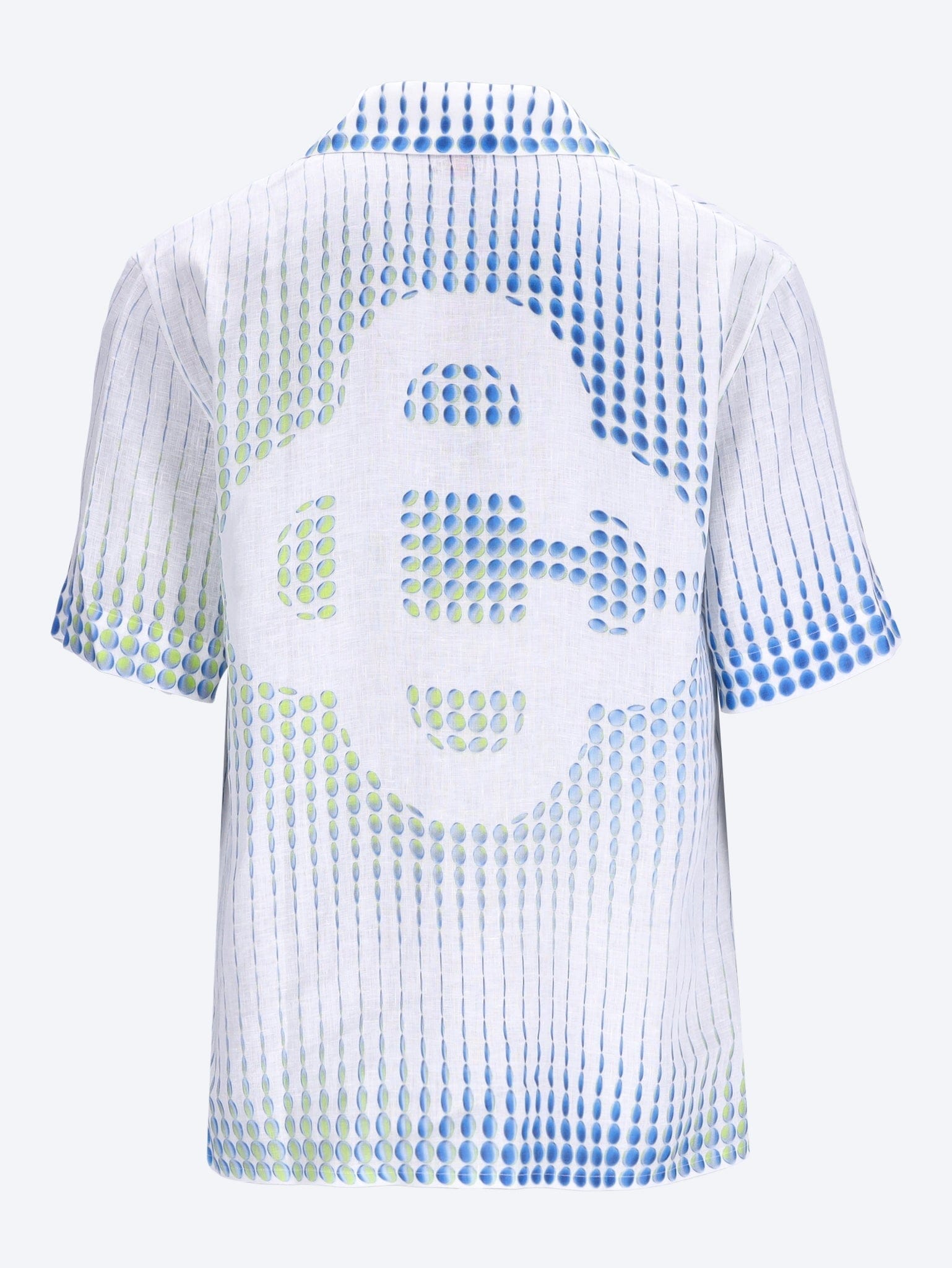 Casablanca Dots cuban collar short sleeve shirt