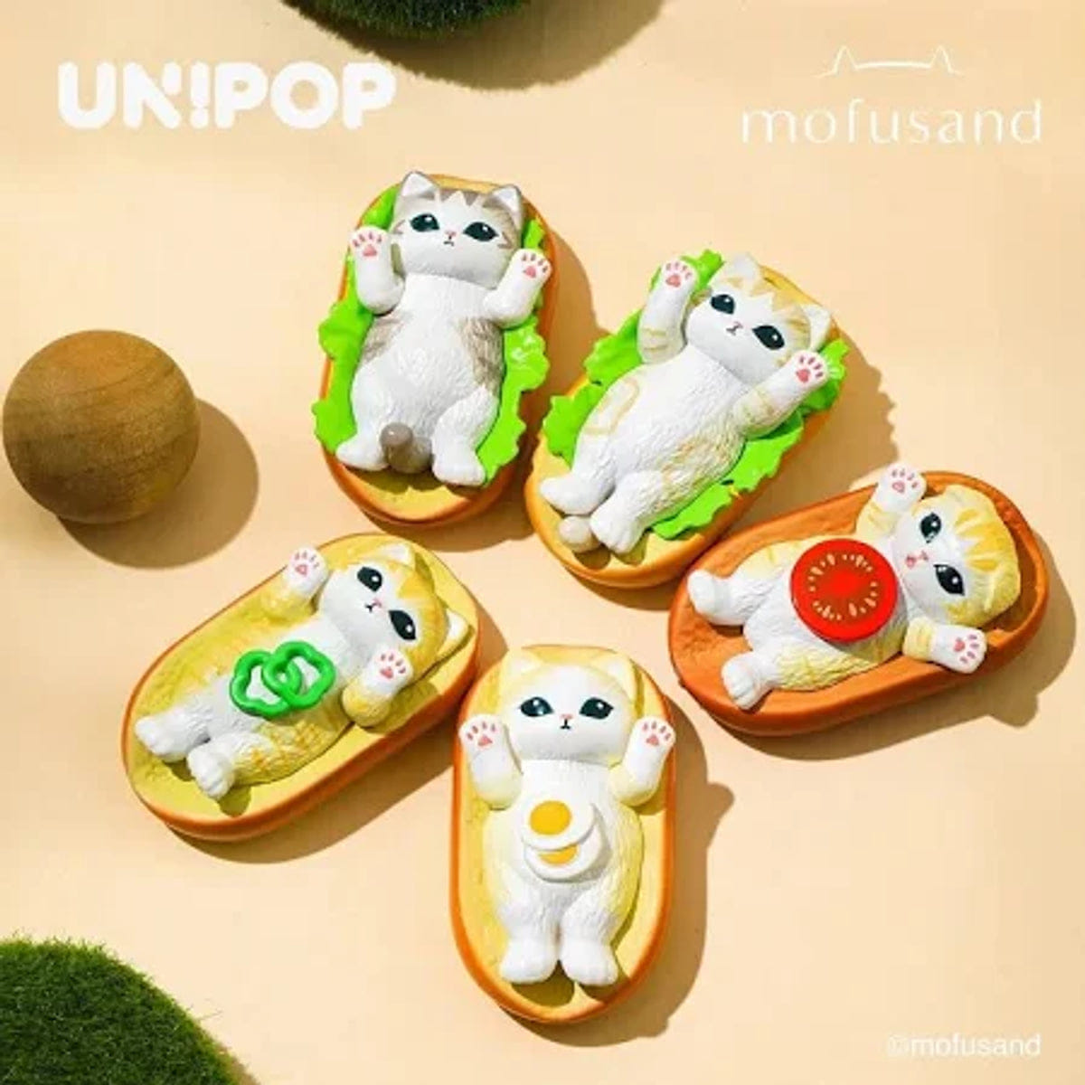 Unipop Mofusand Q Cute Doll Beans Blind Bag