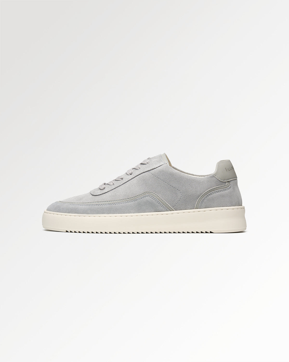 Conventional Mondo Stack Suede Light Grey