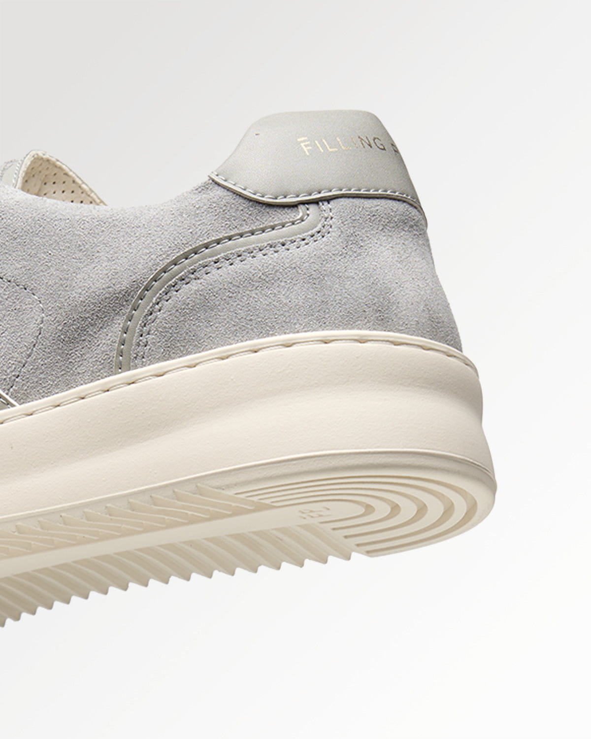 Conventional Mondo Stack Suede Light Grey