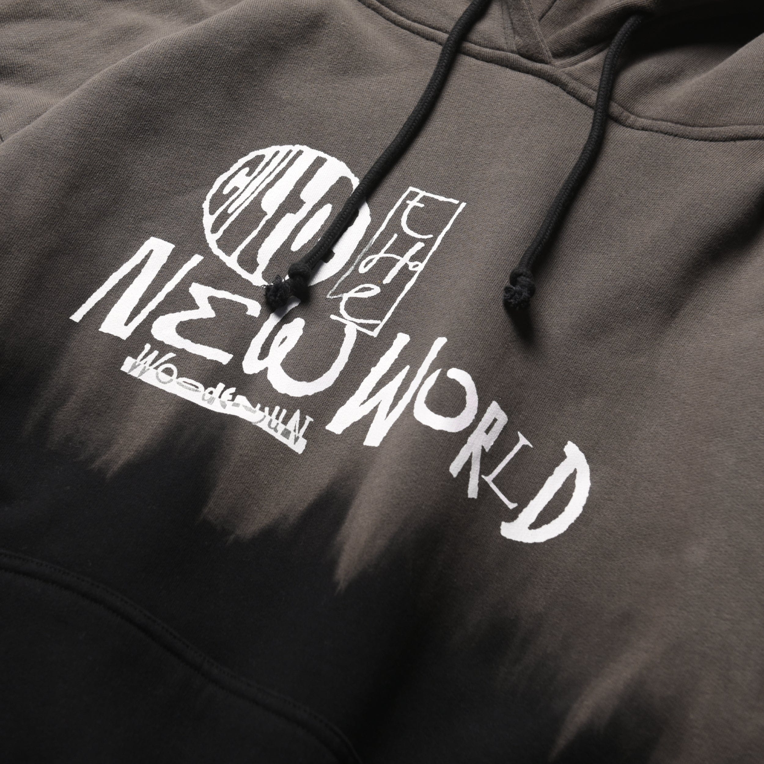 Woodensun The New World Hoodie - Black Grey