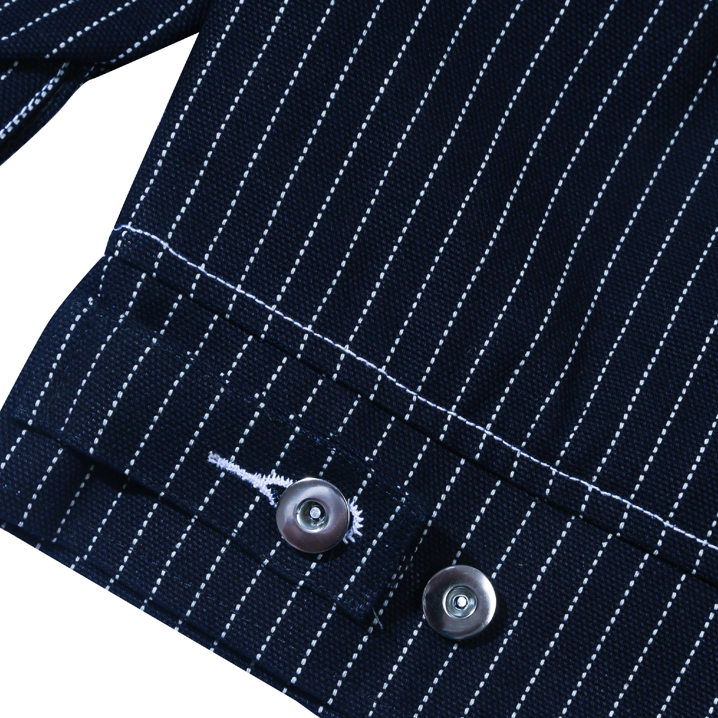 Capital Wabash Stripe Work Jacket - Dark Blue