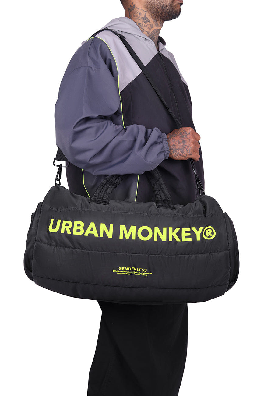 Neon Pack of 2 Puffer bags // Neon On Black