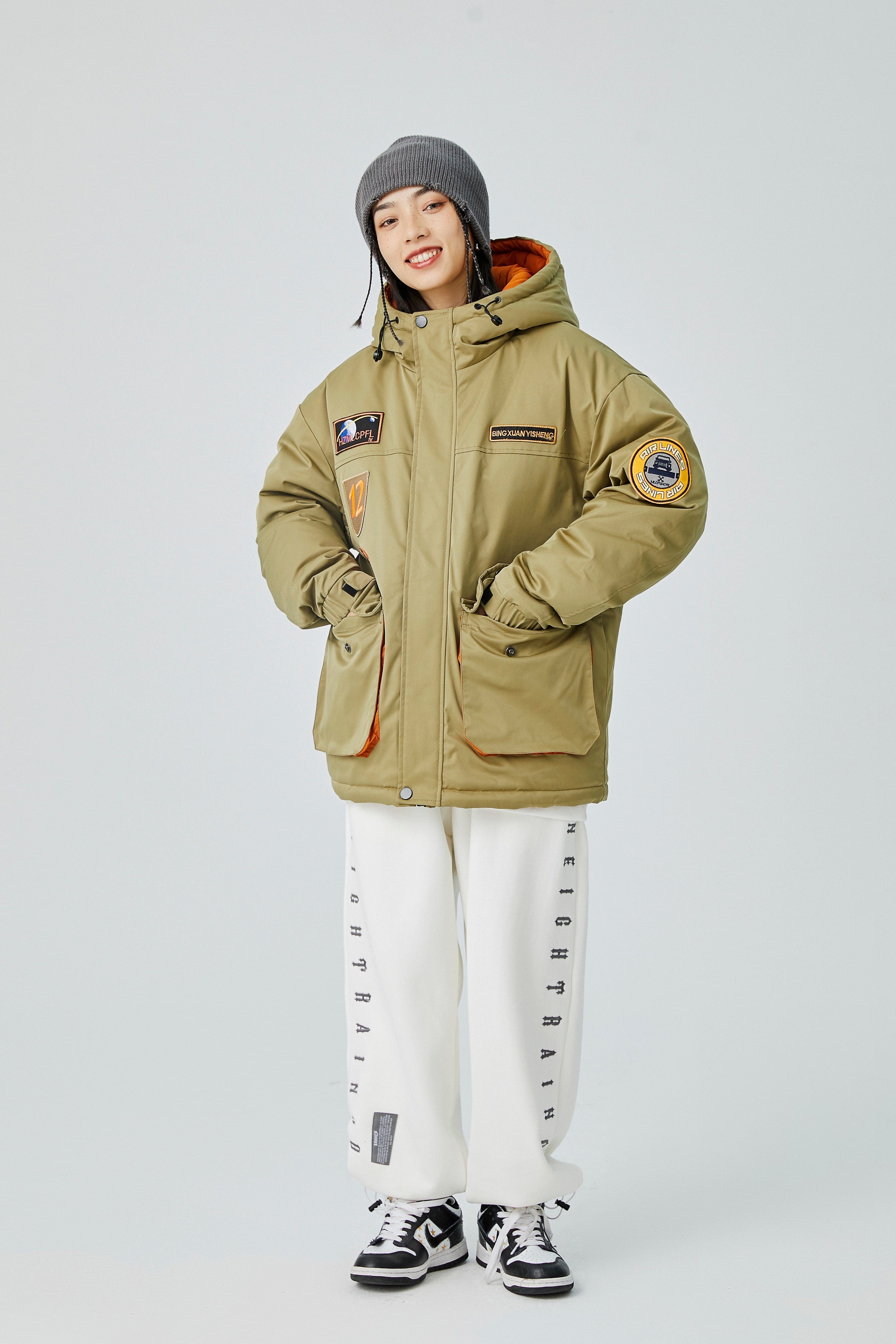 UTILITY Beige Patch Utility Jacket