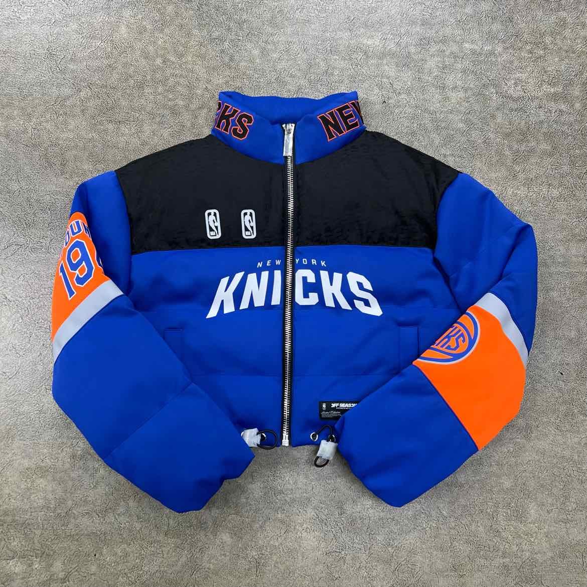 OFF Season Jacket KNICKS Blue New Size XS