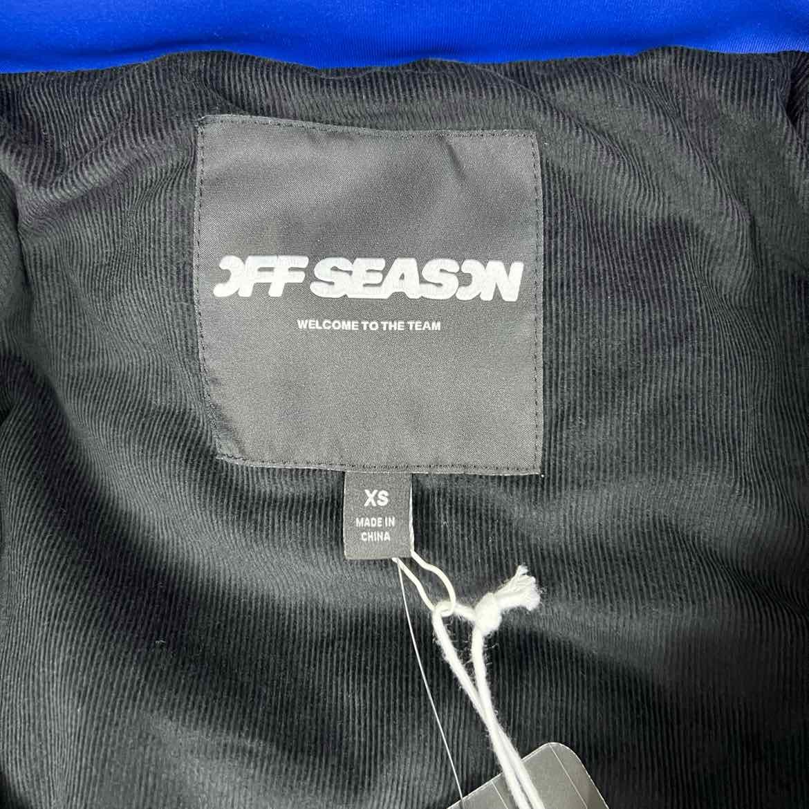 OFF Season Jacket KNICKS Blue New Size XS