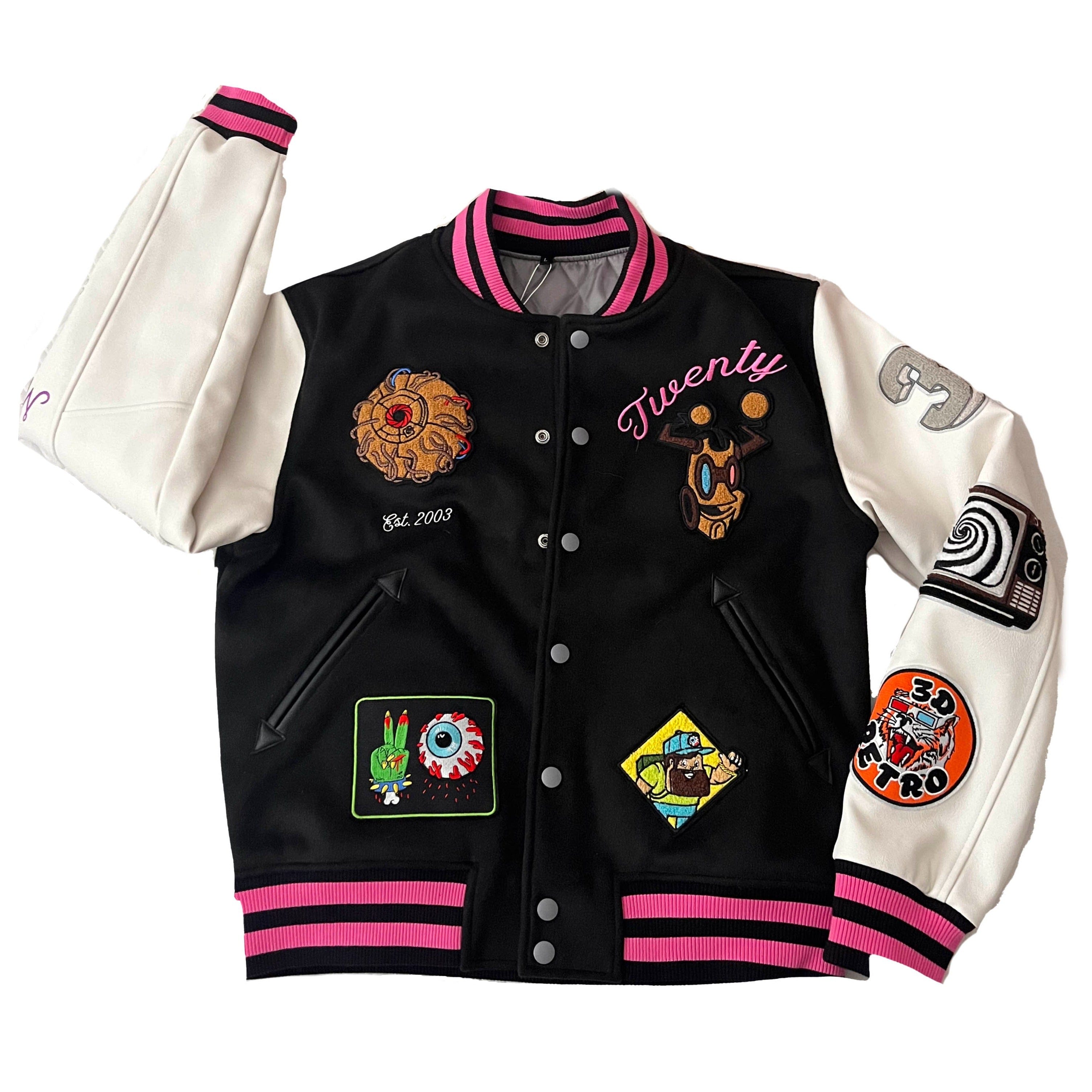 3dretro x Mishka 20th Anniversary Varsity Jacket