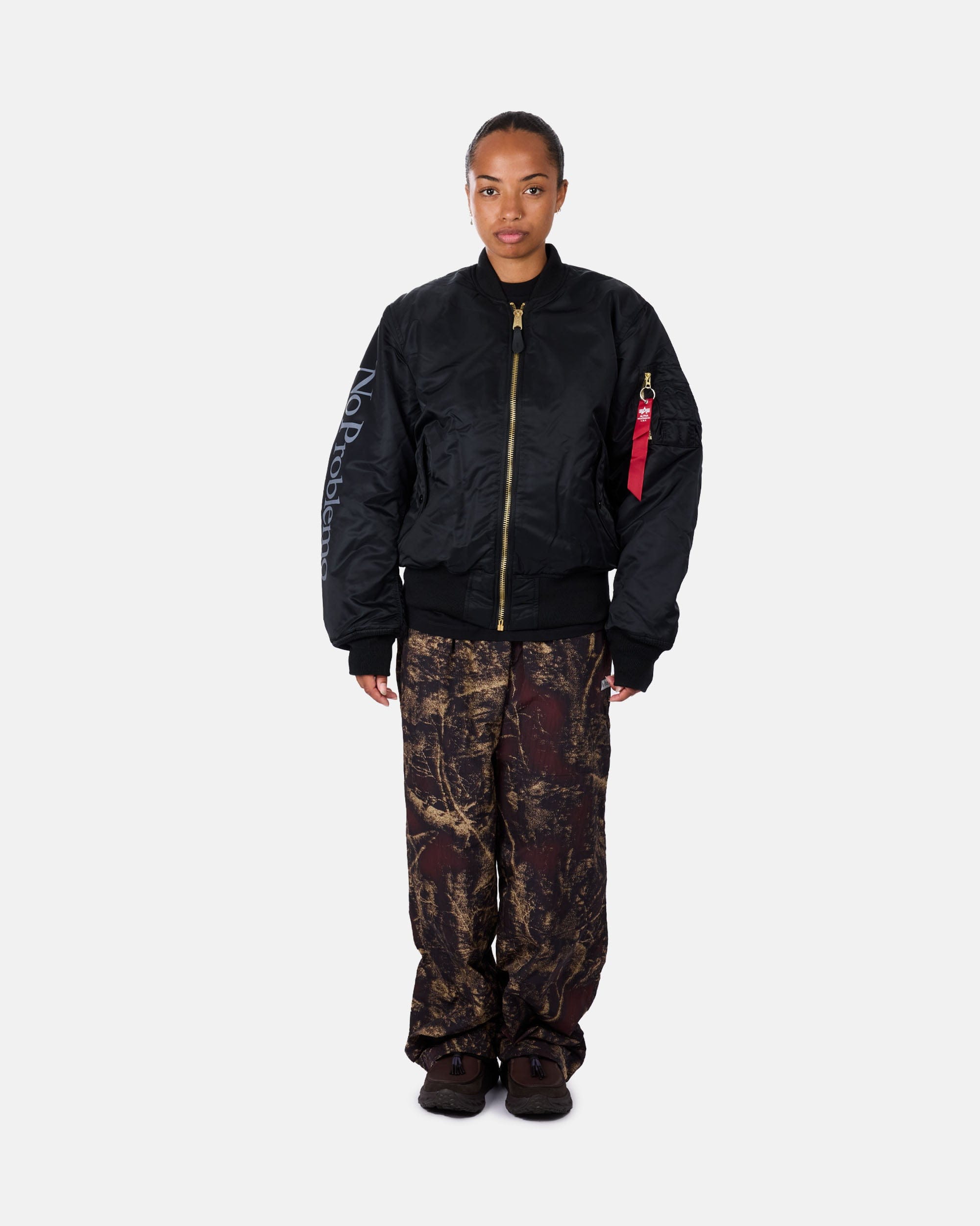 SLAM JAM SRL (ARIES ROA) Alpha Industries No War MA - 1 Jacket
