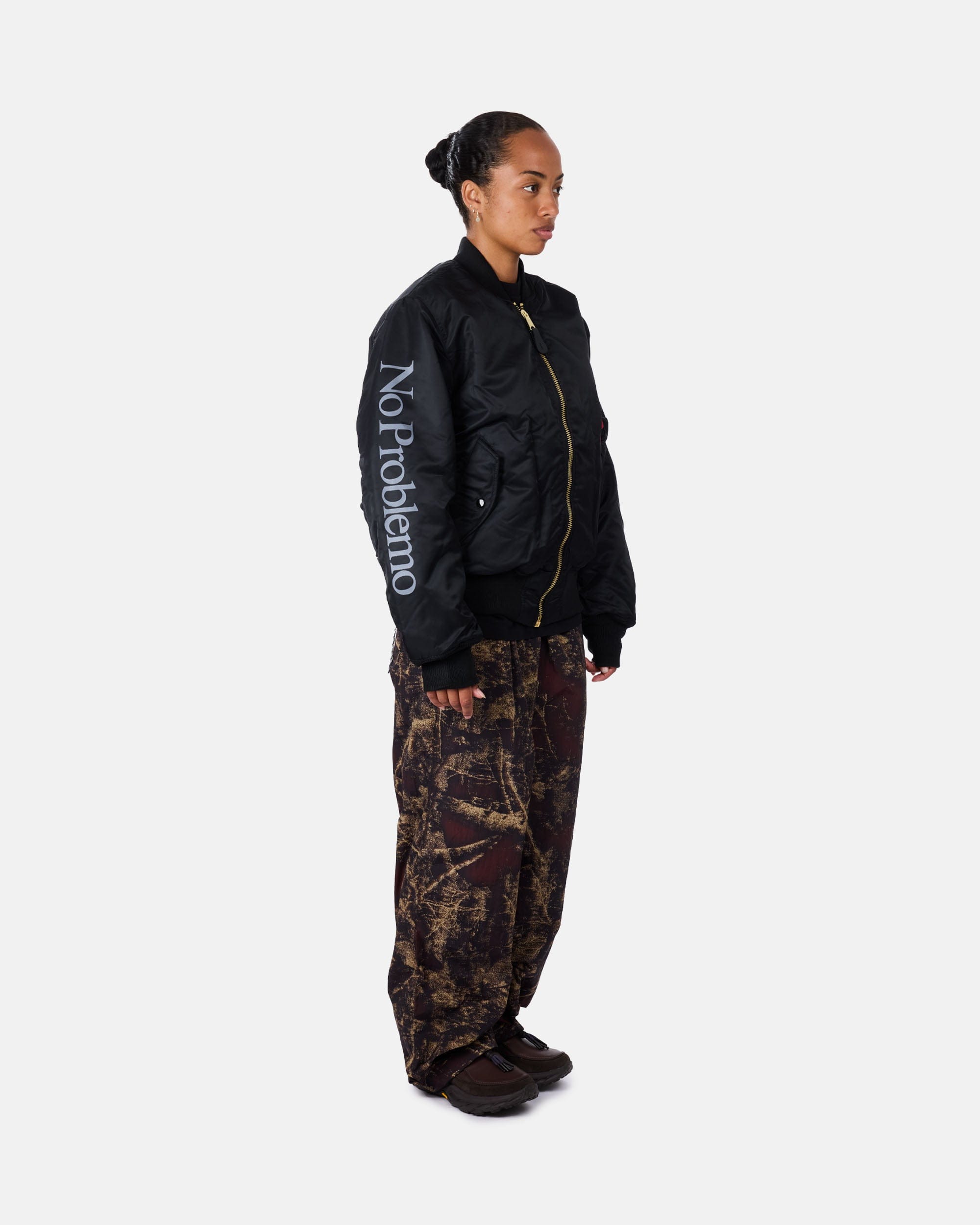 SLAM JAM SRL (ARIES ROA) Alpha Industries No War MA - 1 Jacket
