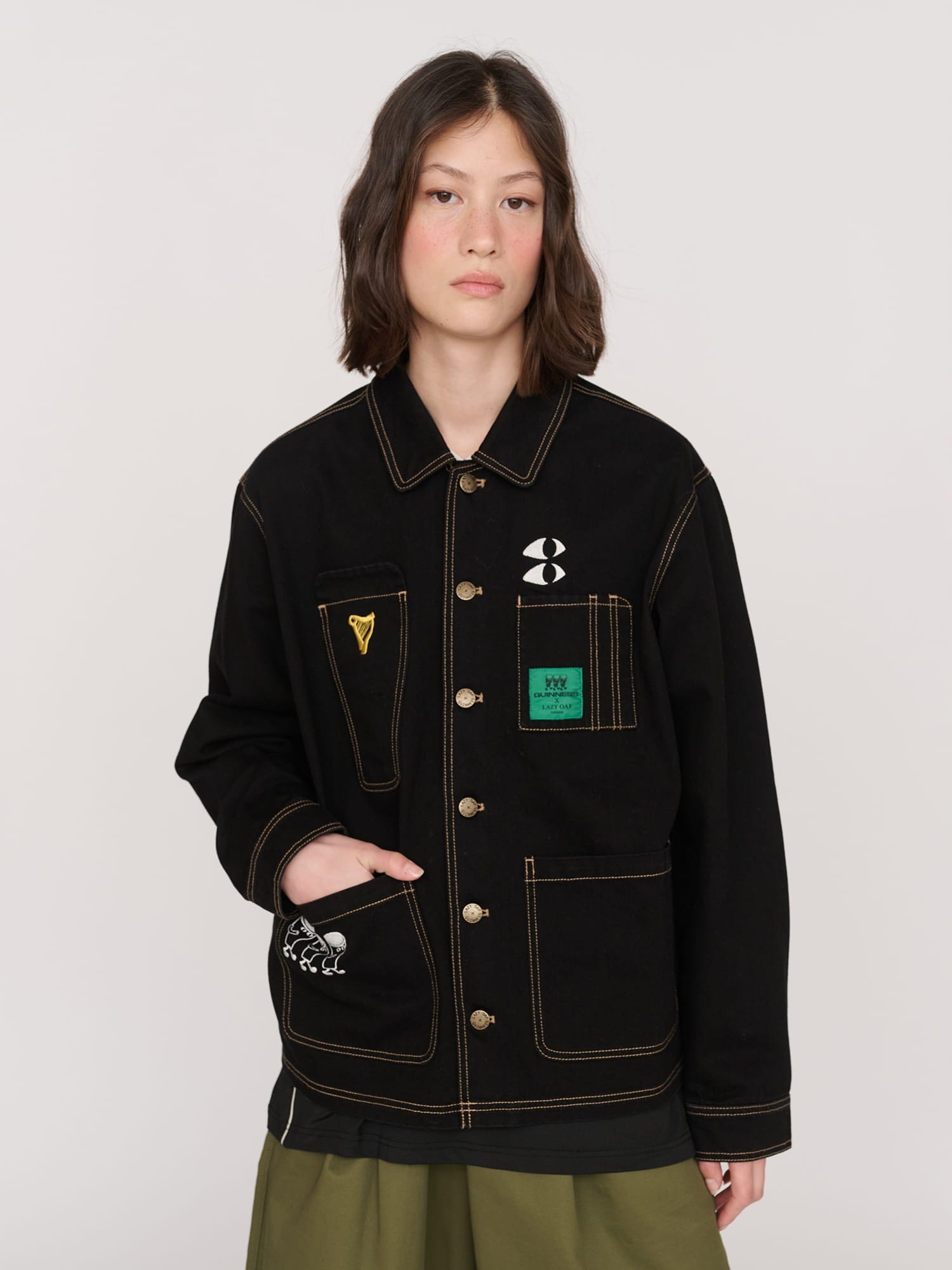 Lazy Oaf Guinness x Lazy Oaf Drayman's Jacket