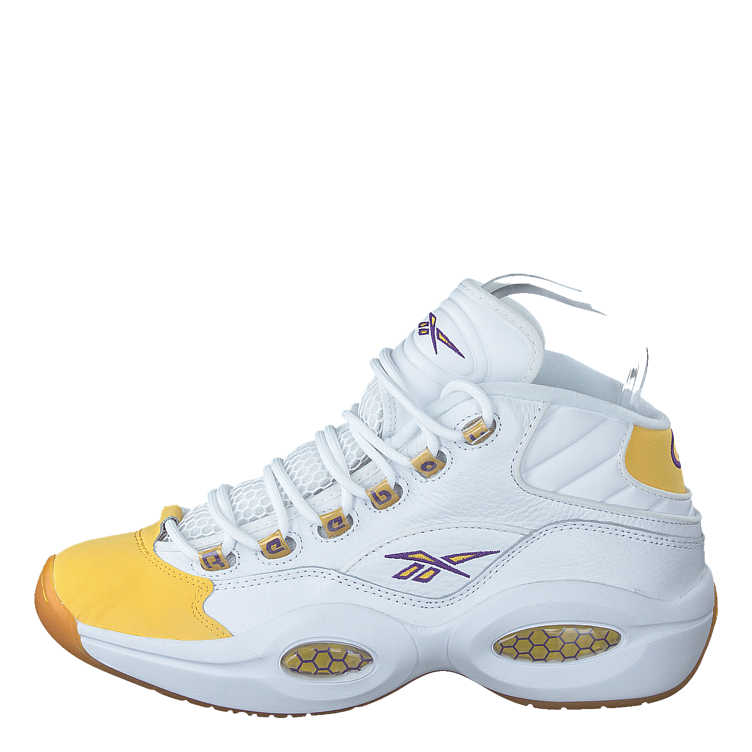 Reebok Classic Question Mid White/yelthr/ultvio