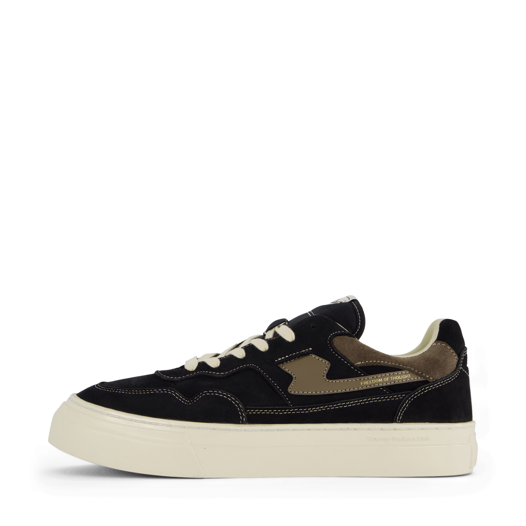 Stepney Workers Club Pearl S - strike Nubuck Off Blk