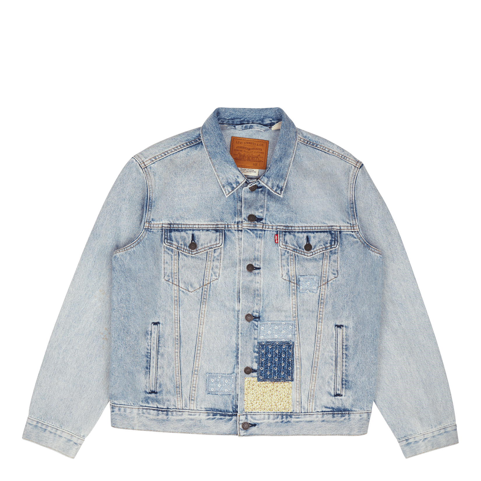 Levi's Redtab The Trucker Jacket Z8202 Light Indigo Destructed