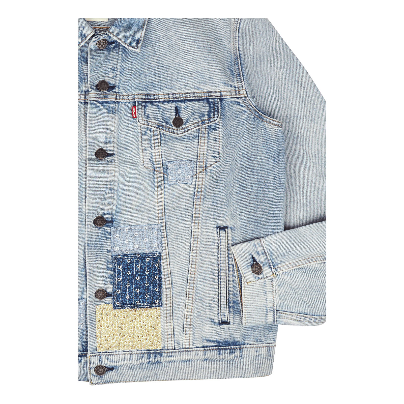 Levi's Redtab The Trucker Jacket Z8202 Light Indigo Destructed