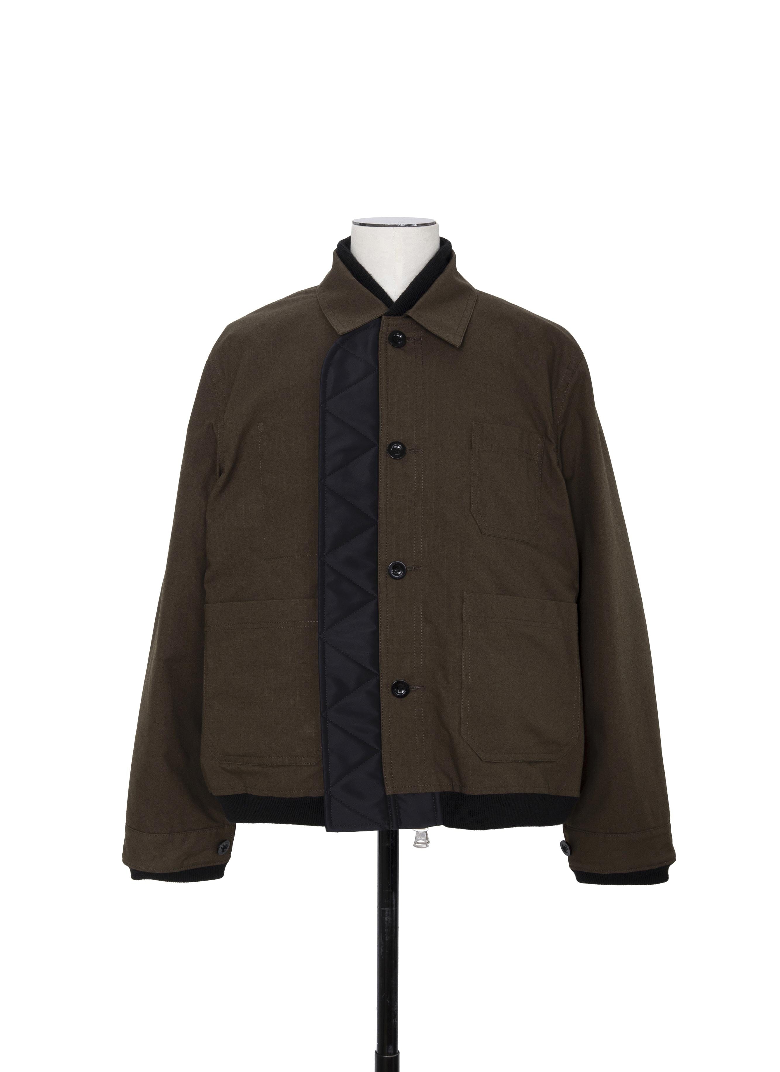 REVERSIBLE Nylon Twill x Rip Stop Reversible Blouson