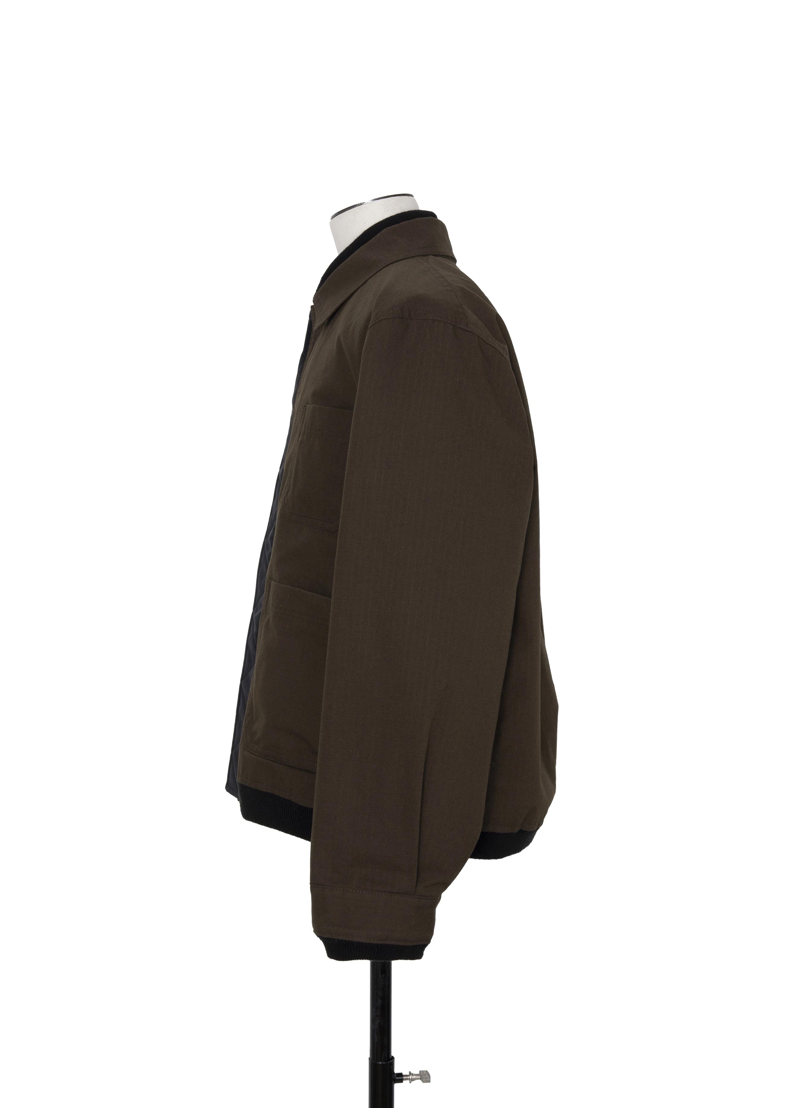 REVERSIBLE Nylon Twill x Rip Stop Reversible Blouson