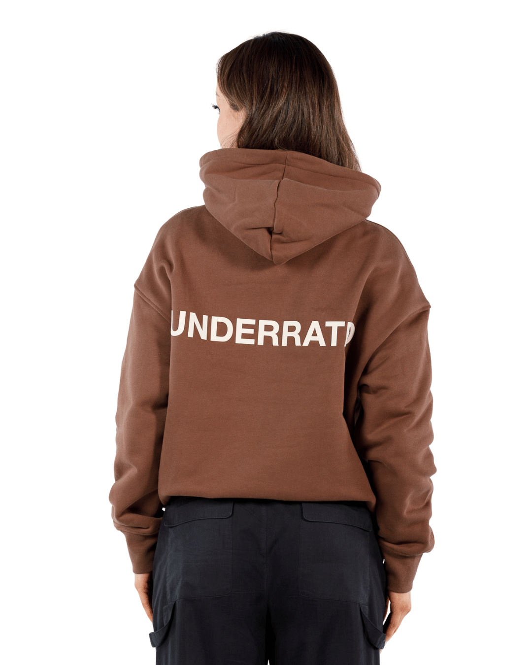 Classic UNDERRATED Classic Logo Hoodie - Brown