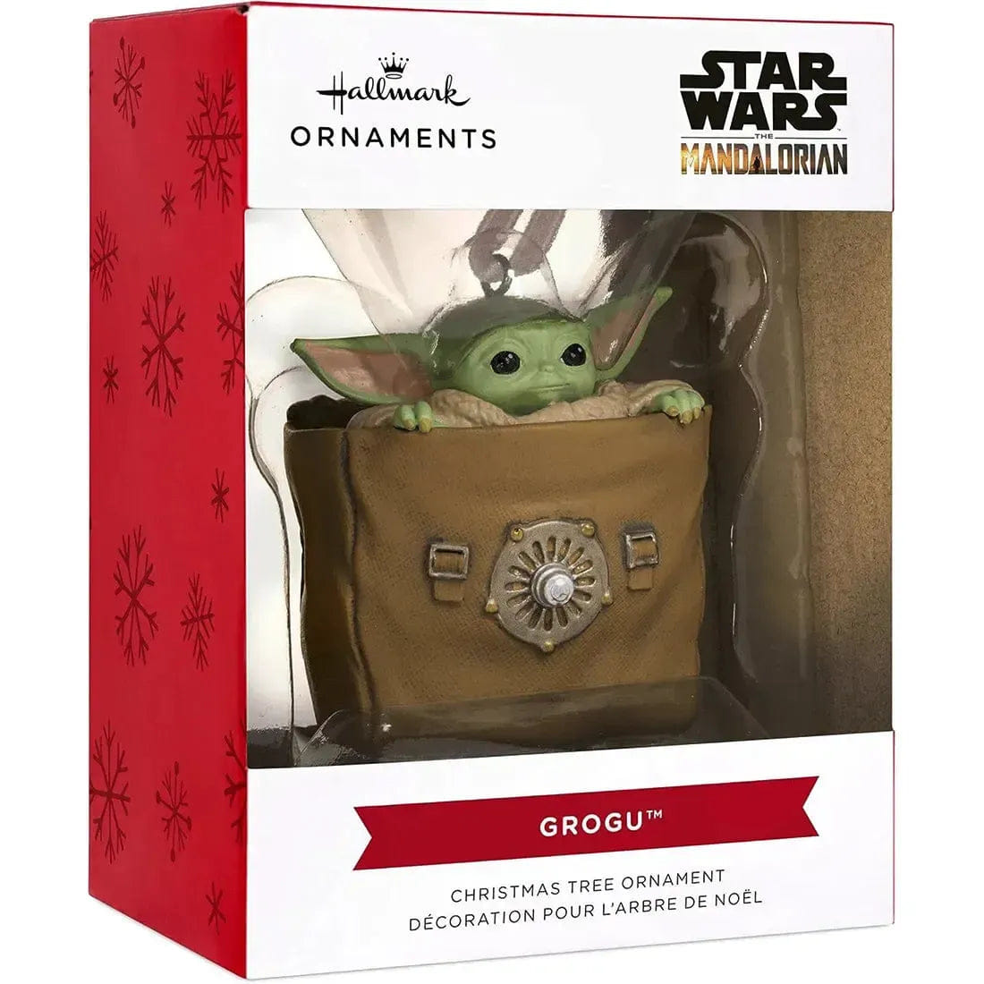 Hallmark Star Wars: The Mandalorian - Grogu in Bag Christmas Ornament - Hallmark