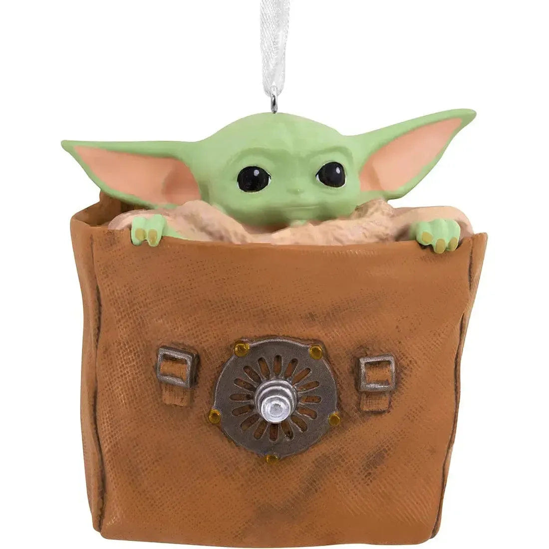 Hallmark Star Wars: The Mandalorian - Grogu in Bag Christmas Ornament - Hallmark