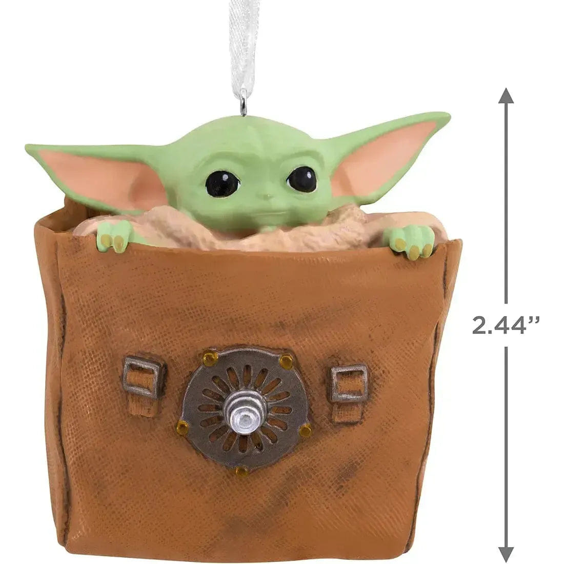 Hallmark Star Wars: The Mandalorian - Grogu in Bag Christmas Ornament - Hallmark