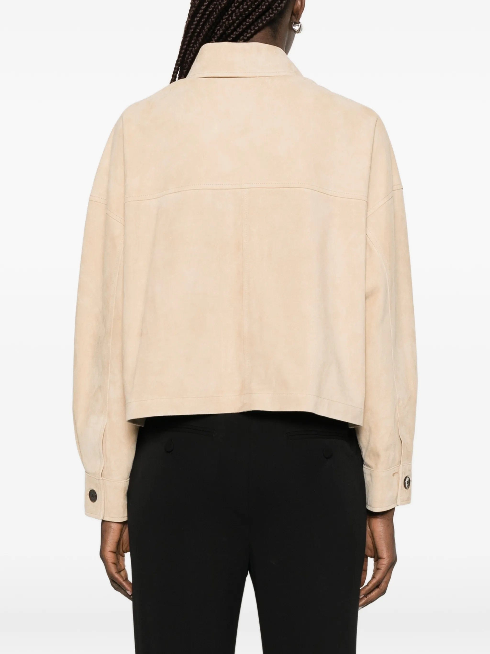 Arma Miri front pocket leather jacket