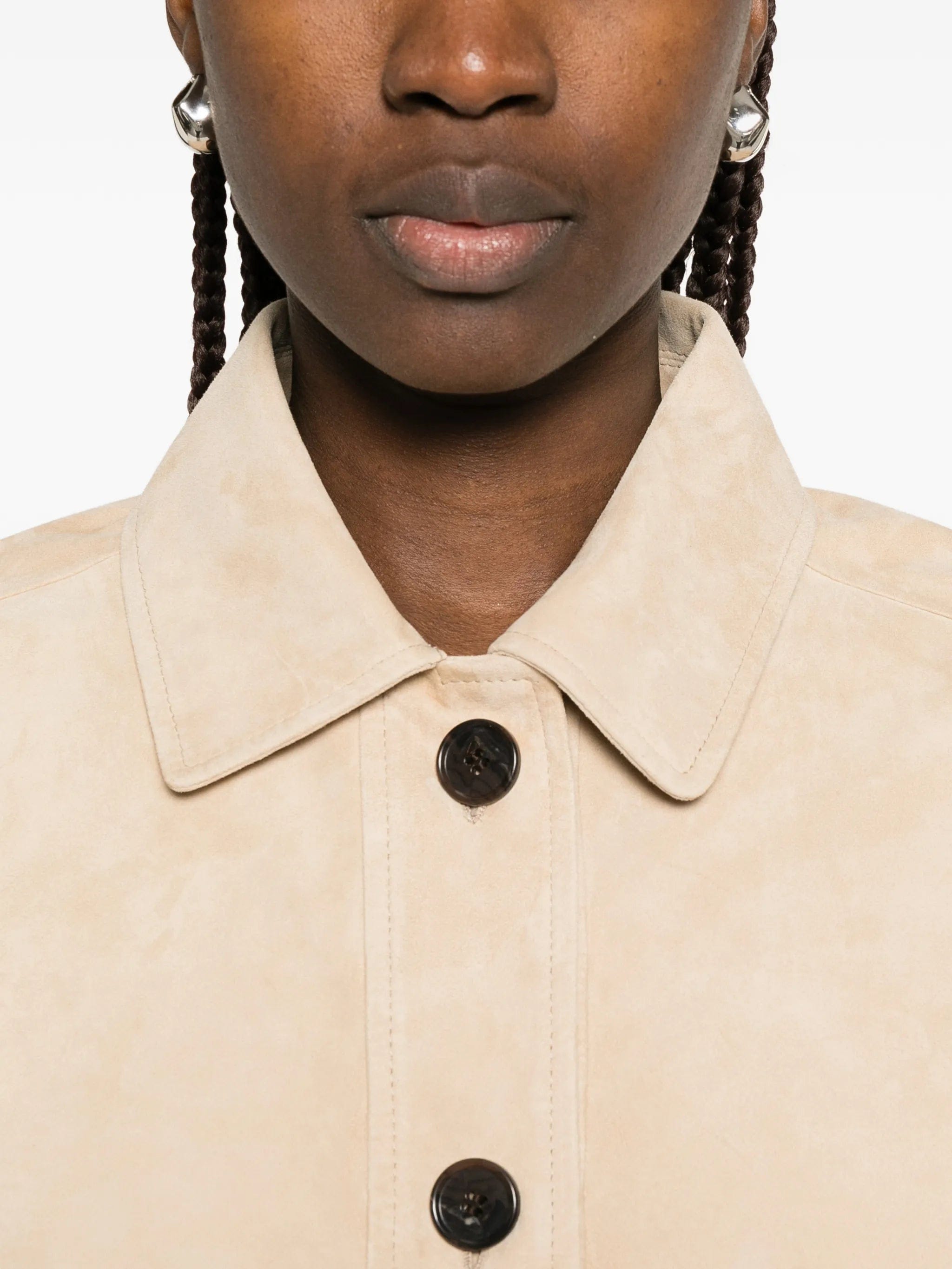 Arma Miri front pocket leather jacket