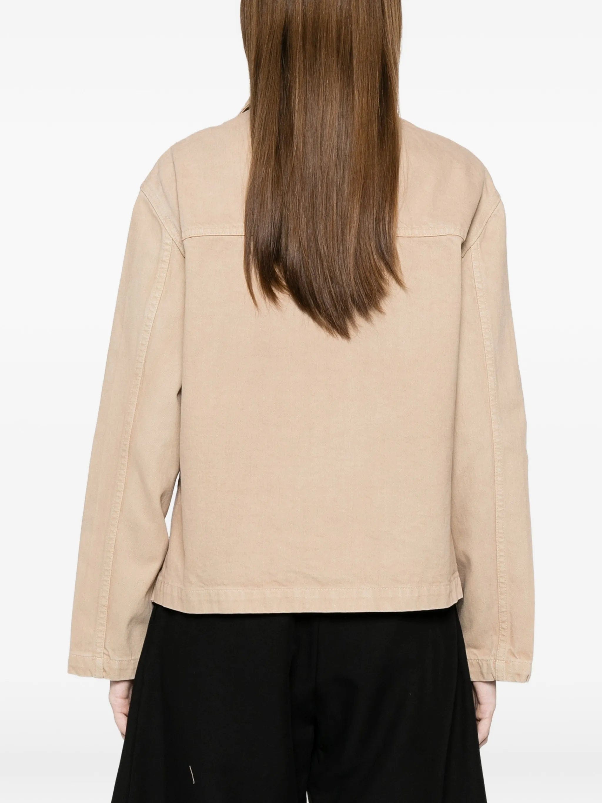 Enza Costa buttoned cotton field jacket