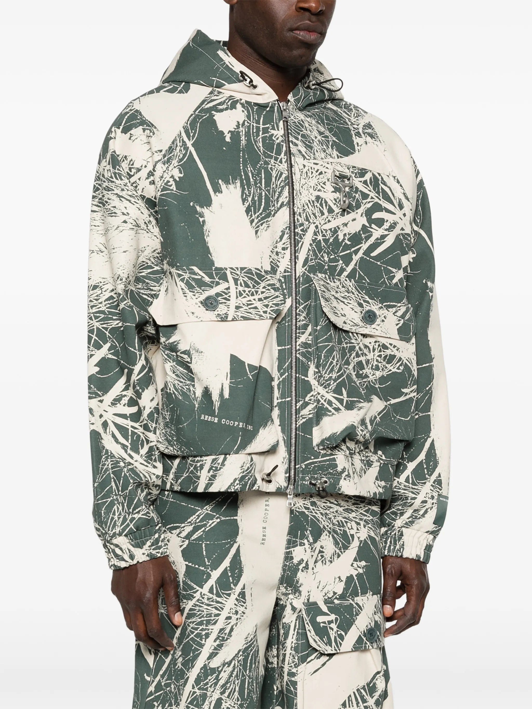Reese Cooper hooded cargo jacket