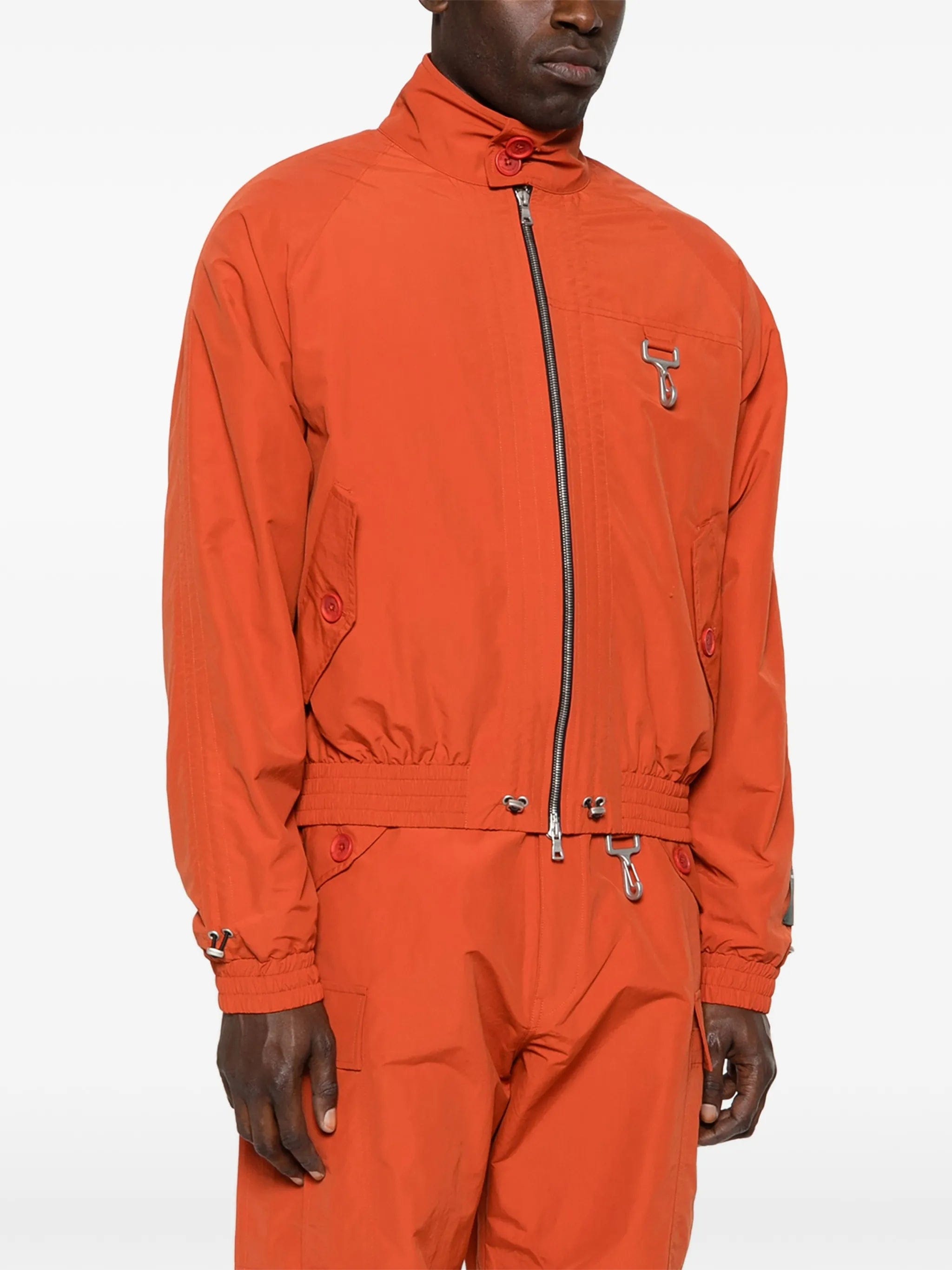 Reese Cooper cinched harrington jacket