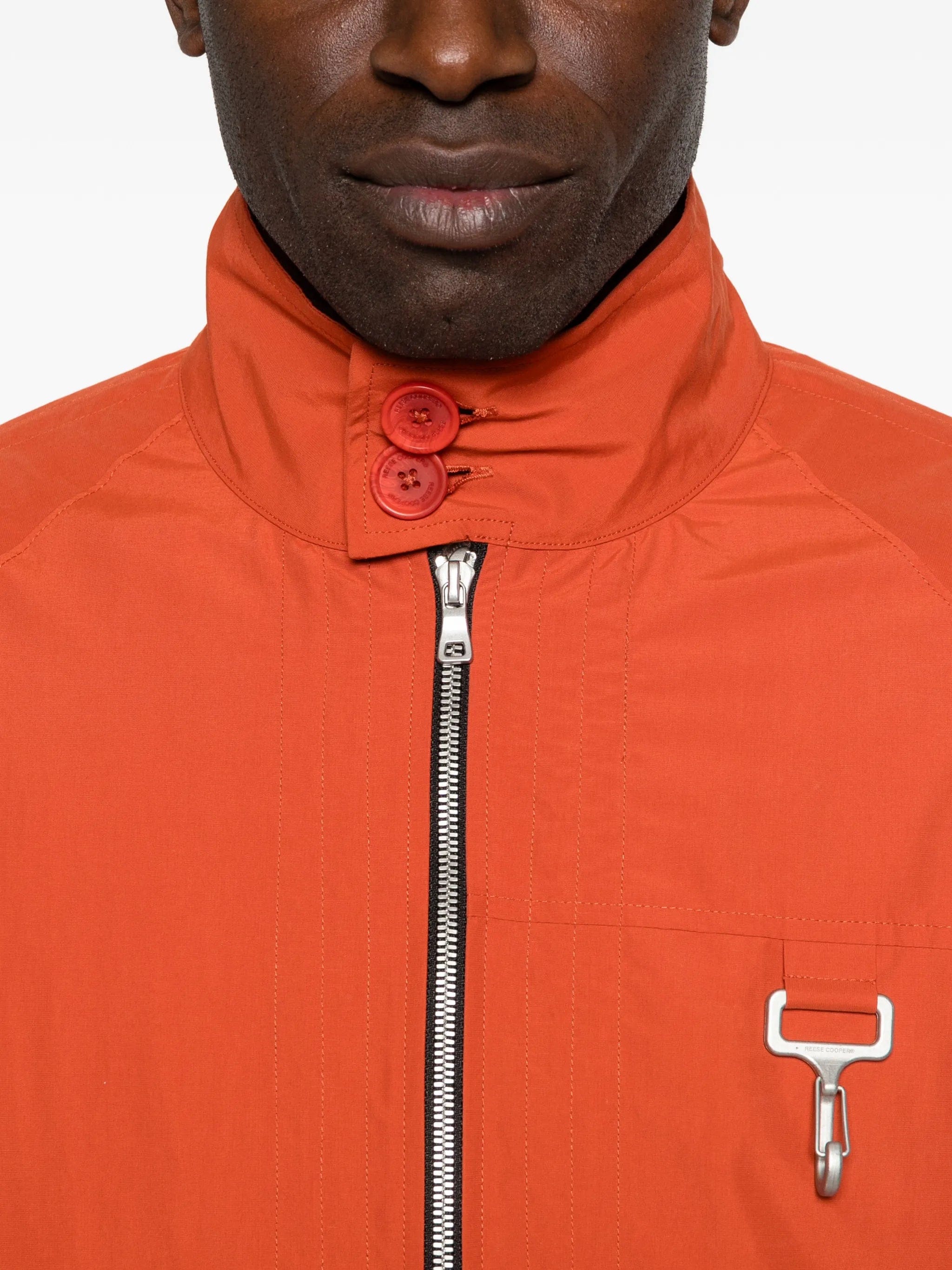 Reese Cooper cinched harrington jacket