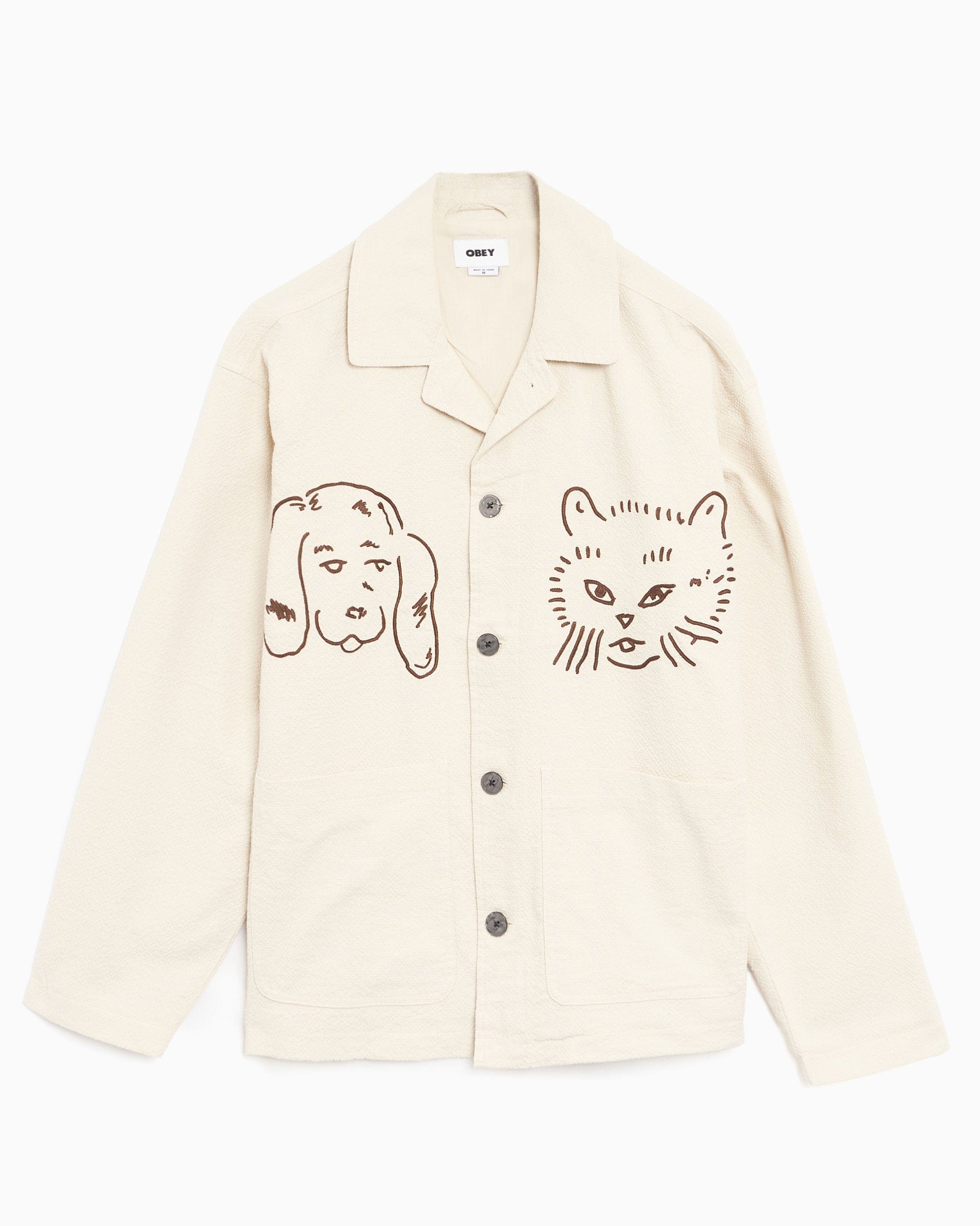 OBEY Clothing Chaqueta ligera Relaxed OBEY Clothing Obey Vesta Men's Shirt Jacket para hombre