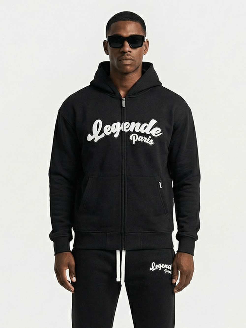 Legende Paris Gum Logo Hoodie - Black