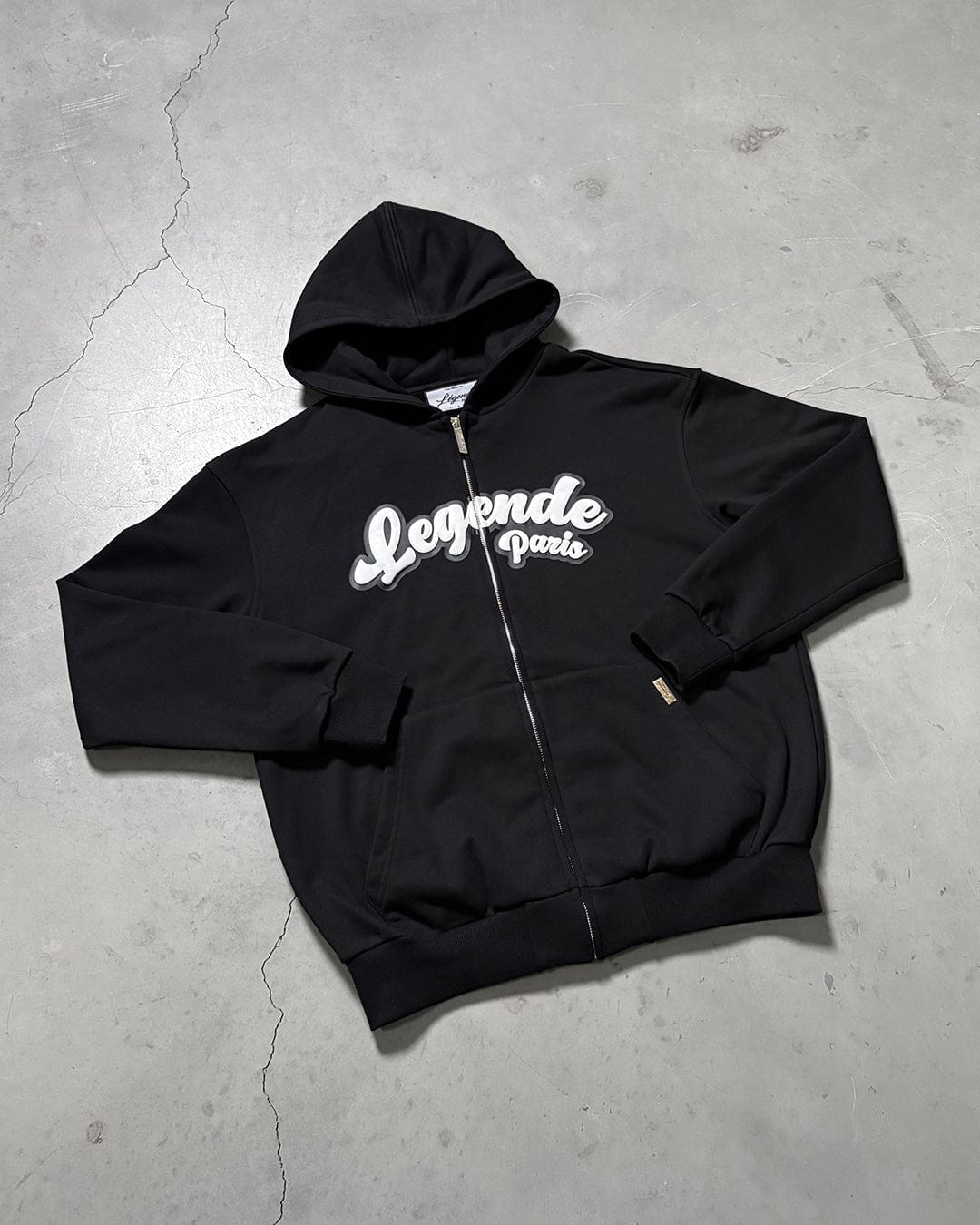Legende Paris Gum Logo Hoodie - Black