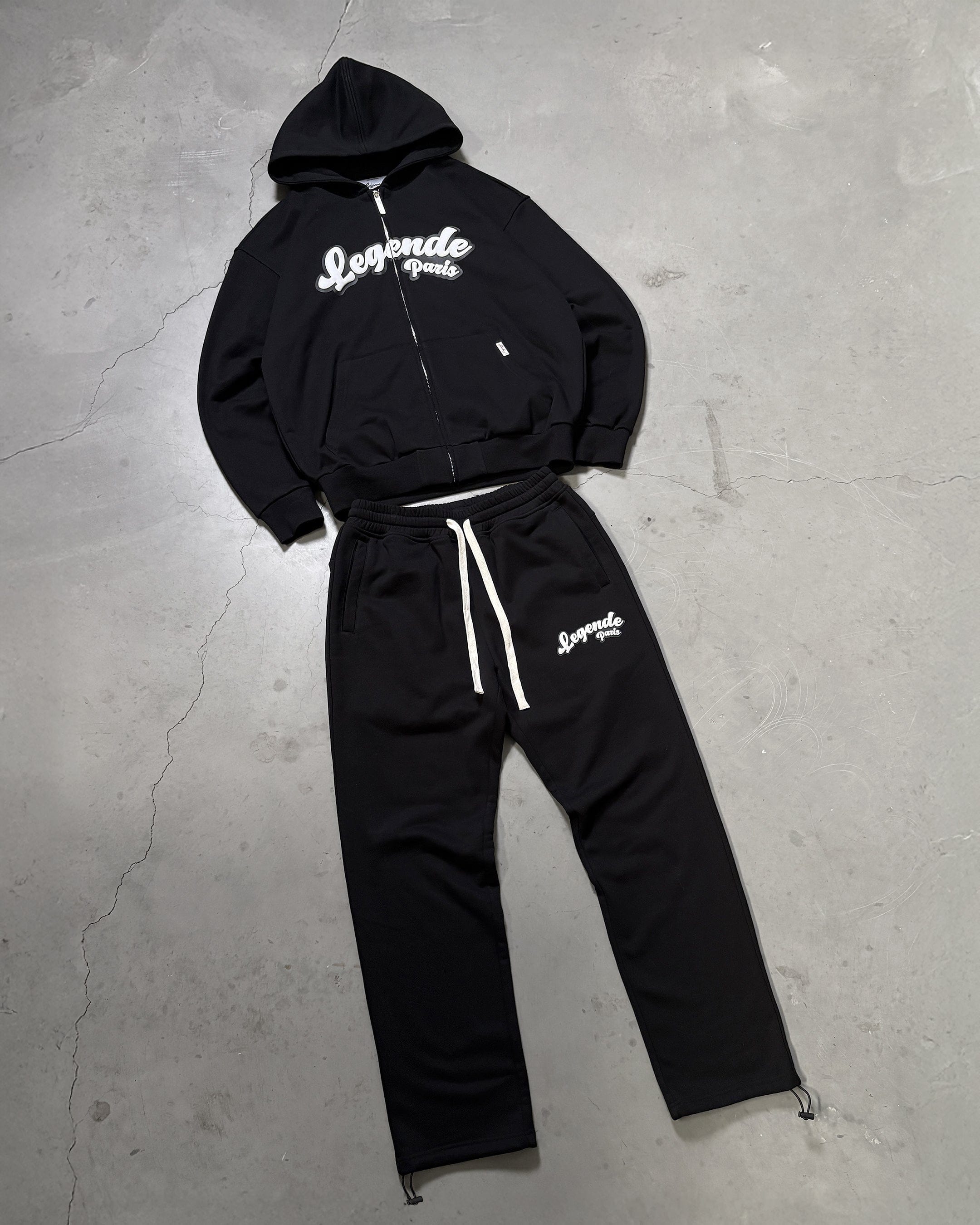 Legende Paris Gum Logo Hoodie - Black