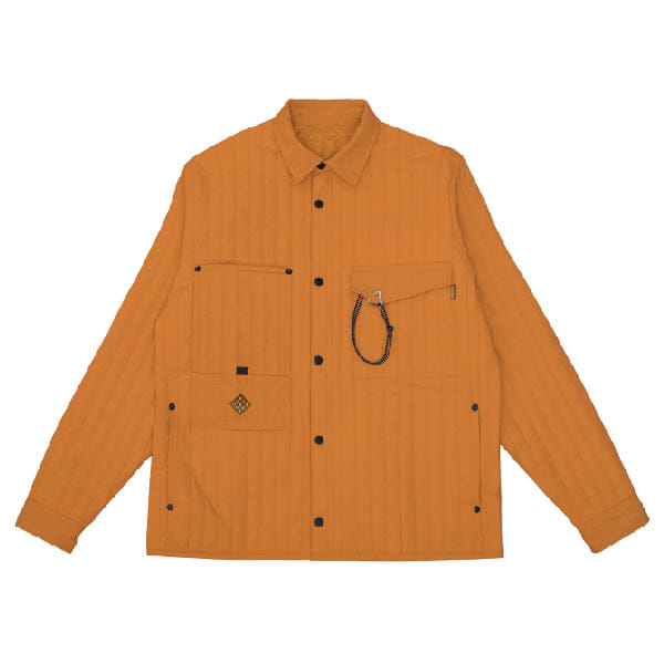 Arthefact Umari Quilted Jacket - Burn Yellow