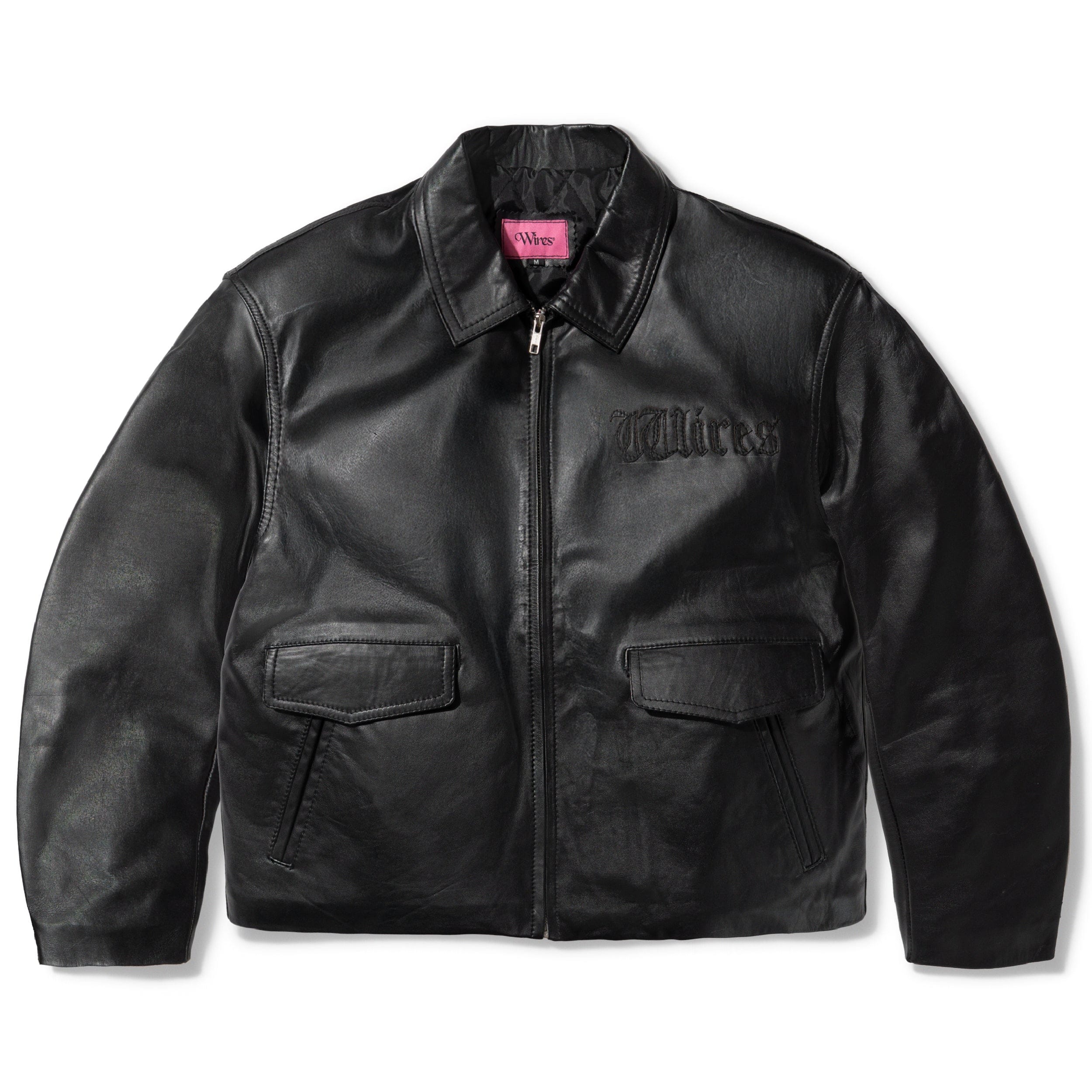 Wires Mayhem Leather Jacket - Black