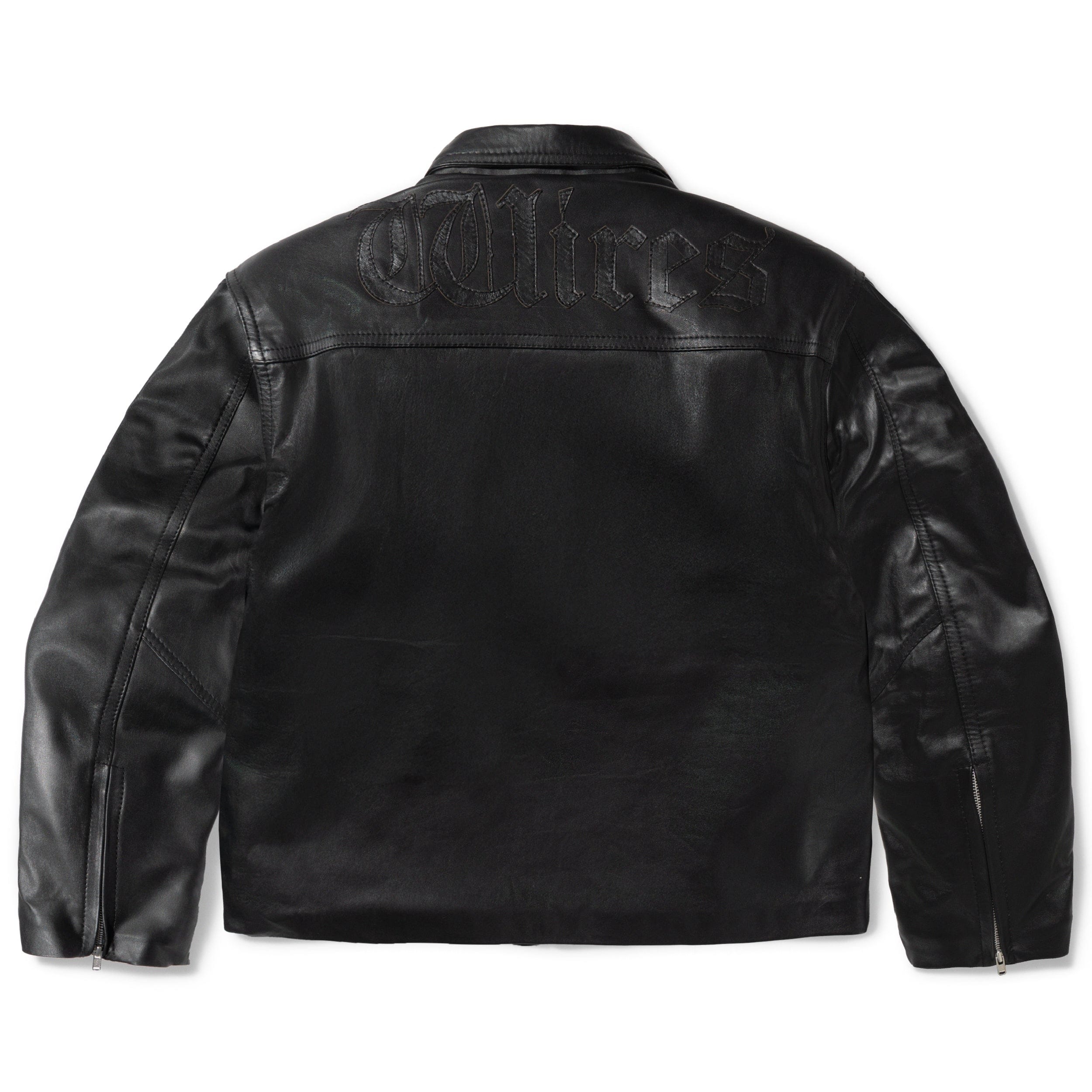 Wires Mayhem Leather Jacket - Black