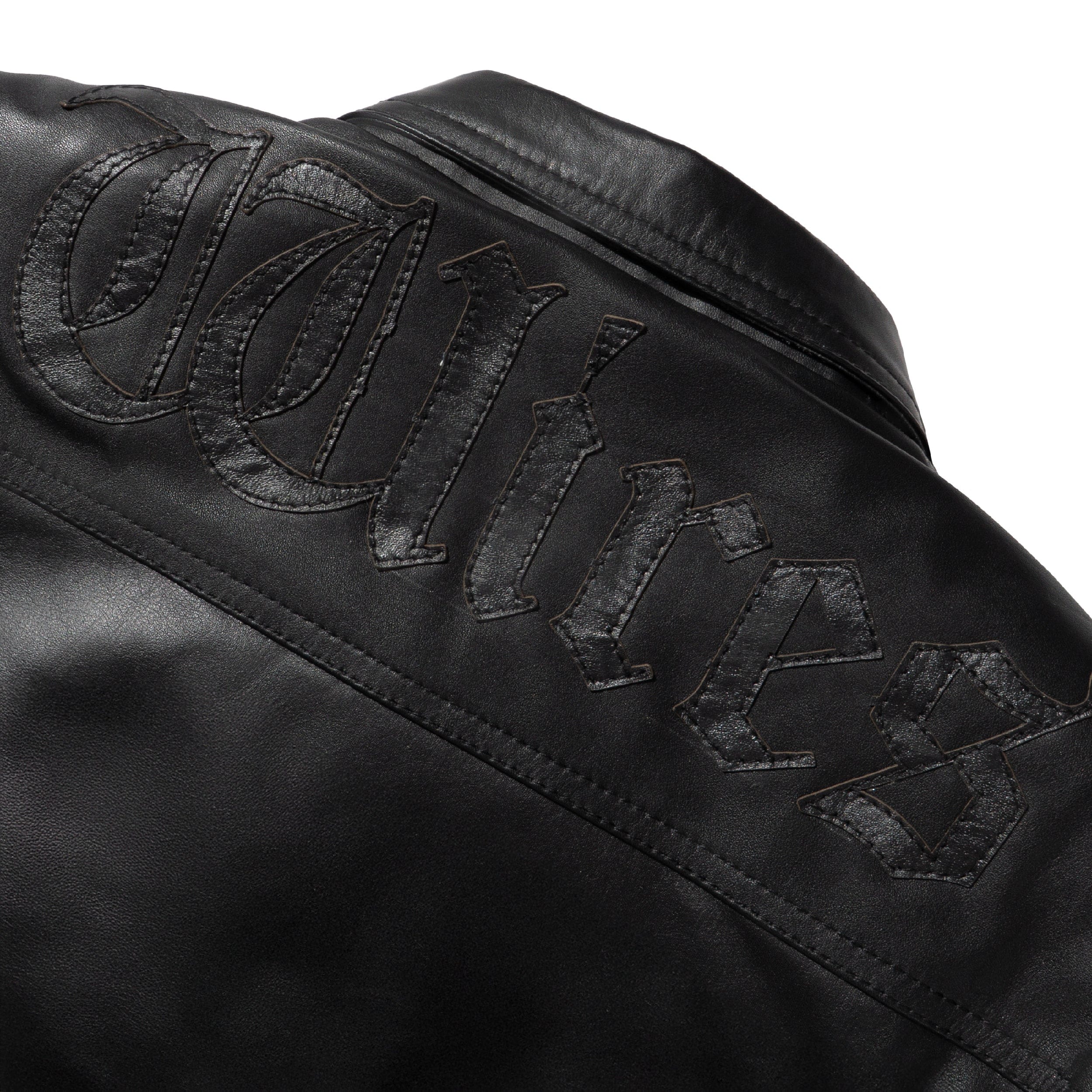Wires Mayhem Leather Jacket - Black
