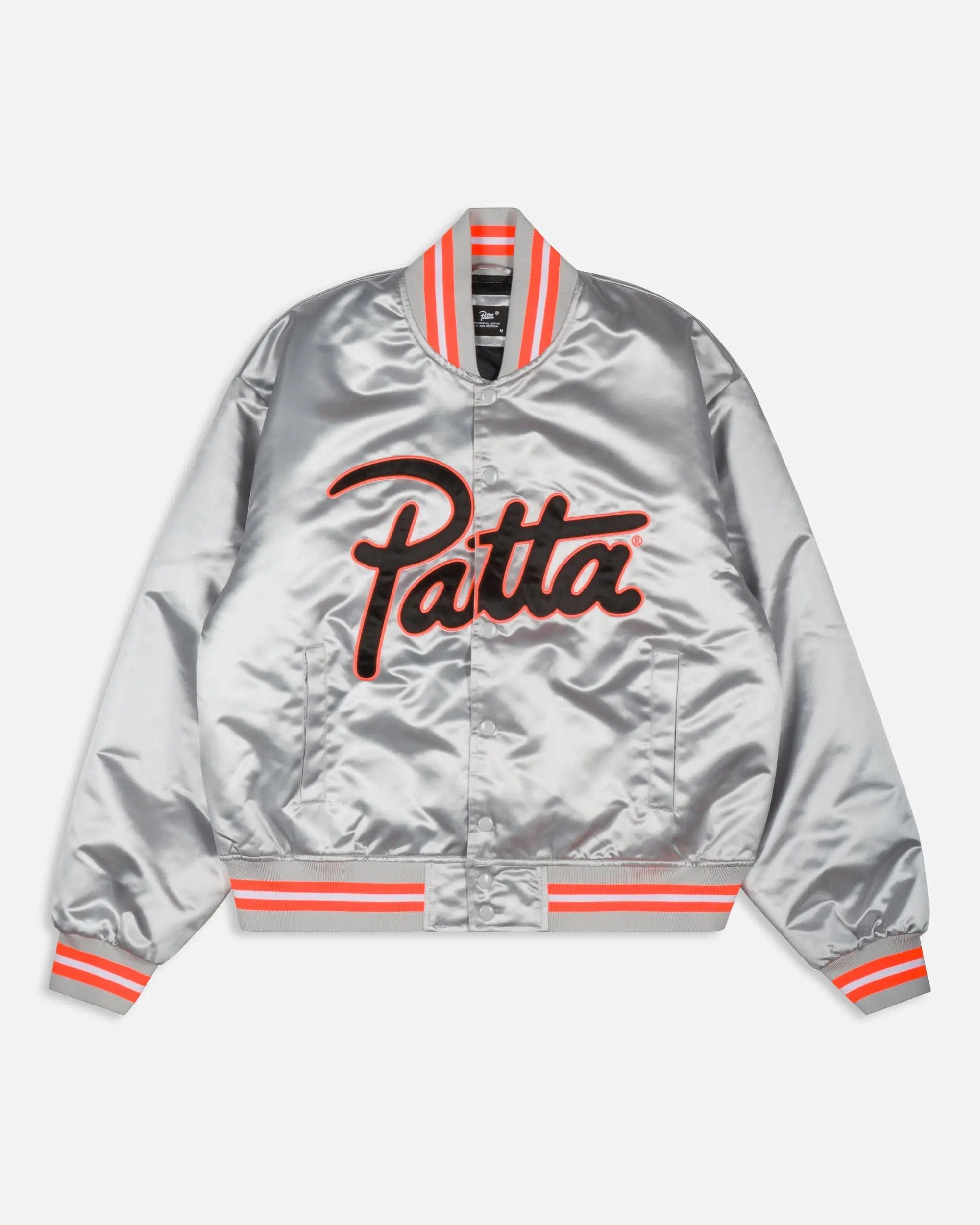 Classic Patta Classic Satin Bomber Jacket (Lunar Rock)